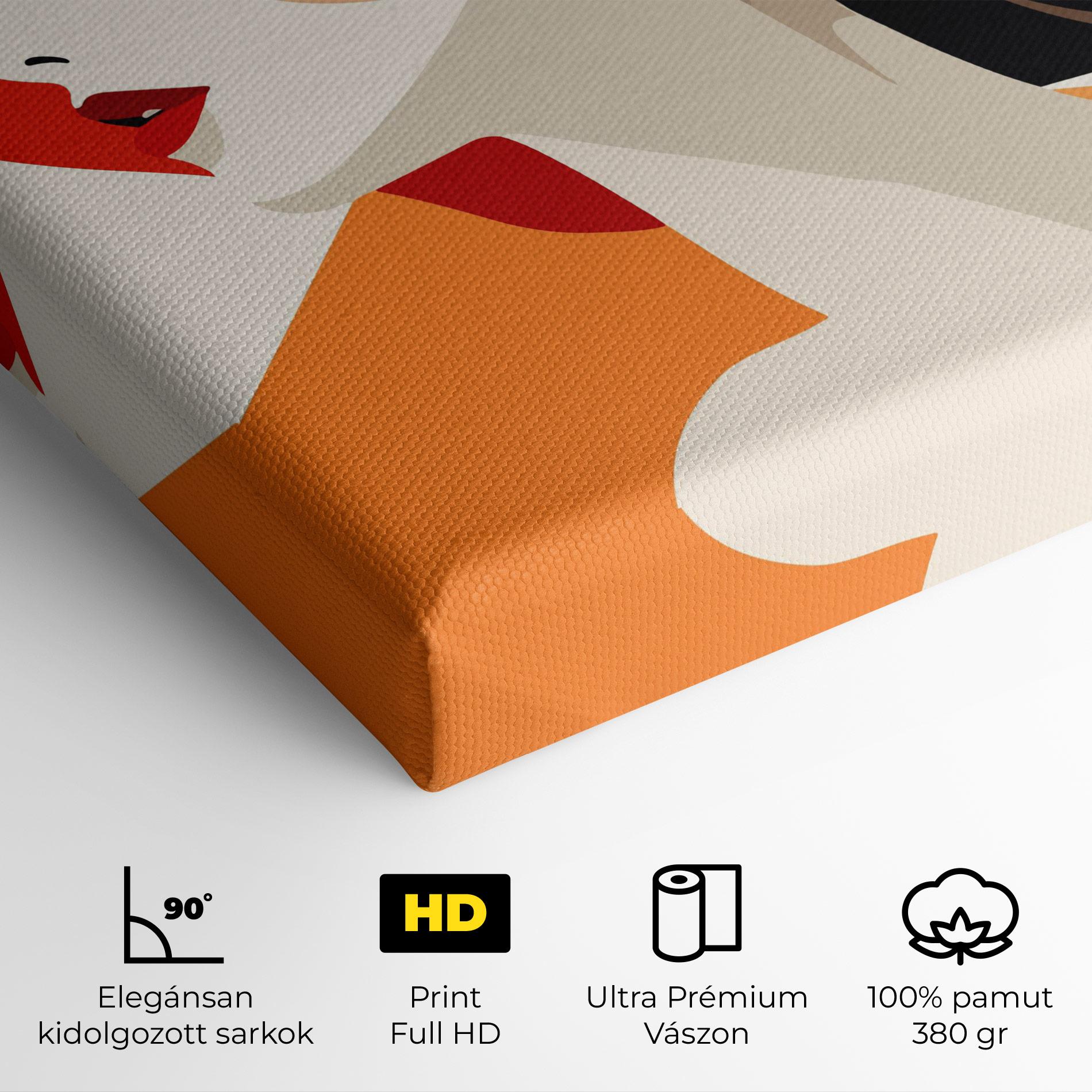 Vászonkép Abstract Autumn Woman mockup 4