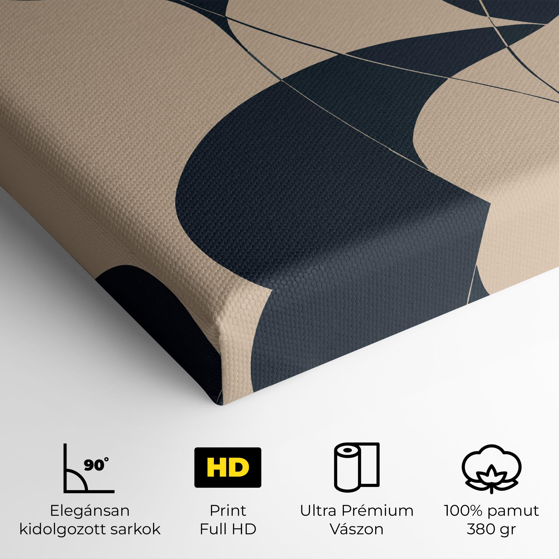 Vászonkép Cream Blue Woman mockup 4