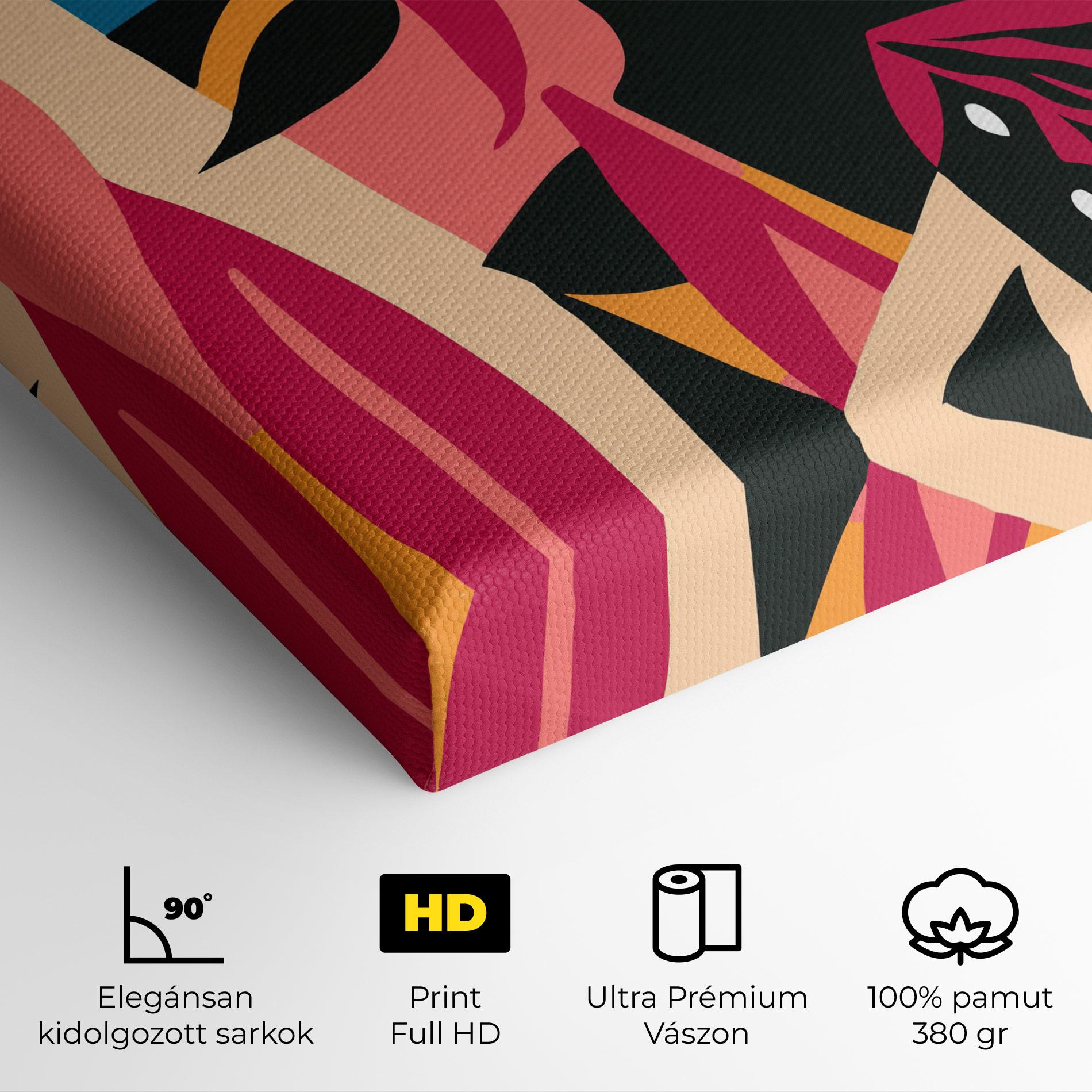 Vászonkép Crowd Face mockup 4