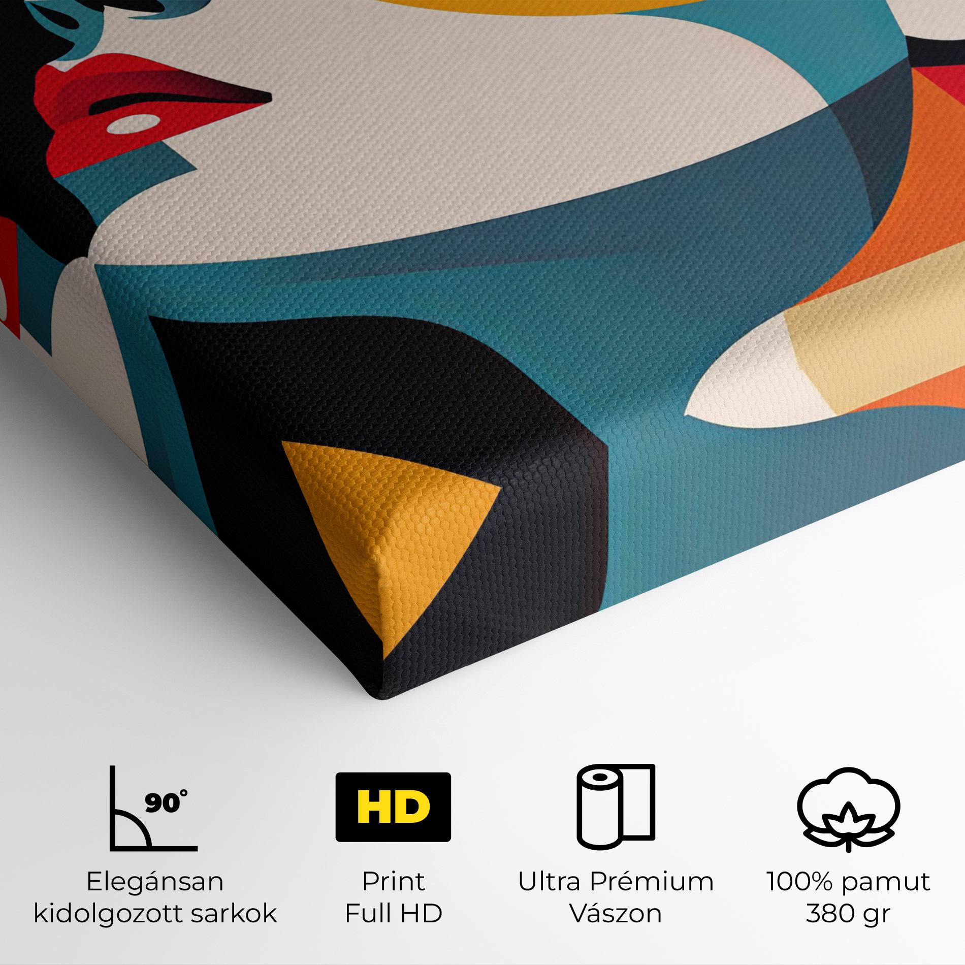 Vászonkép Dreamy Yellow Female mockup 4