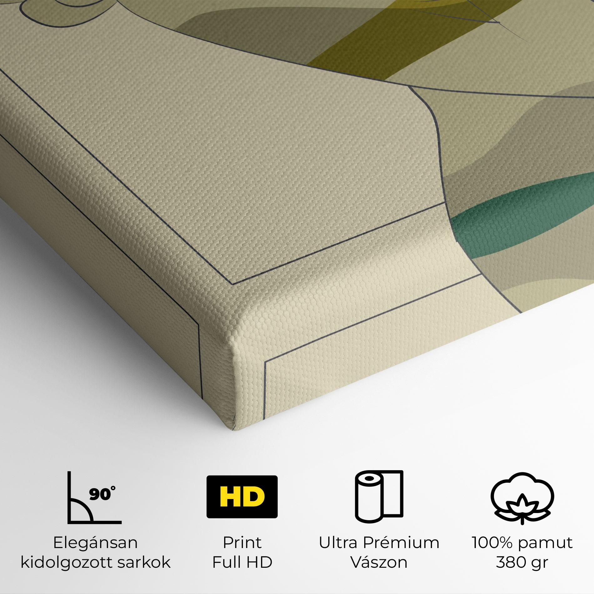 Vászonkép Green Nature Woman mockup 4