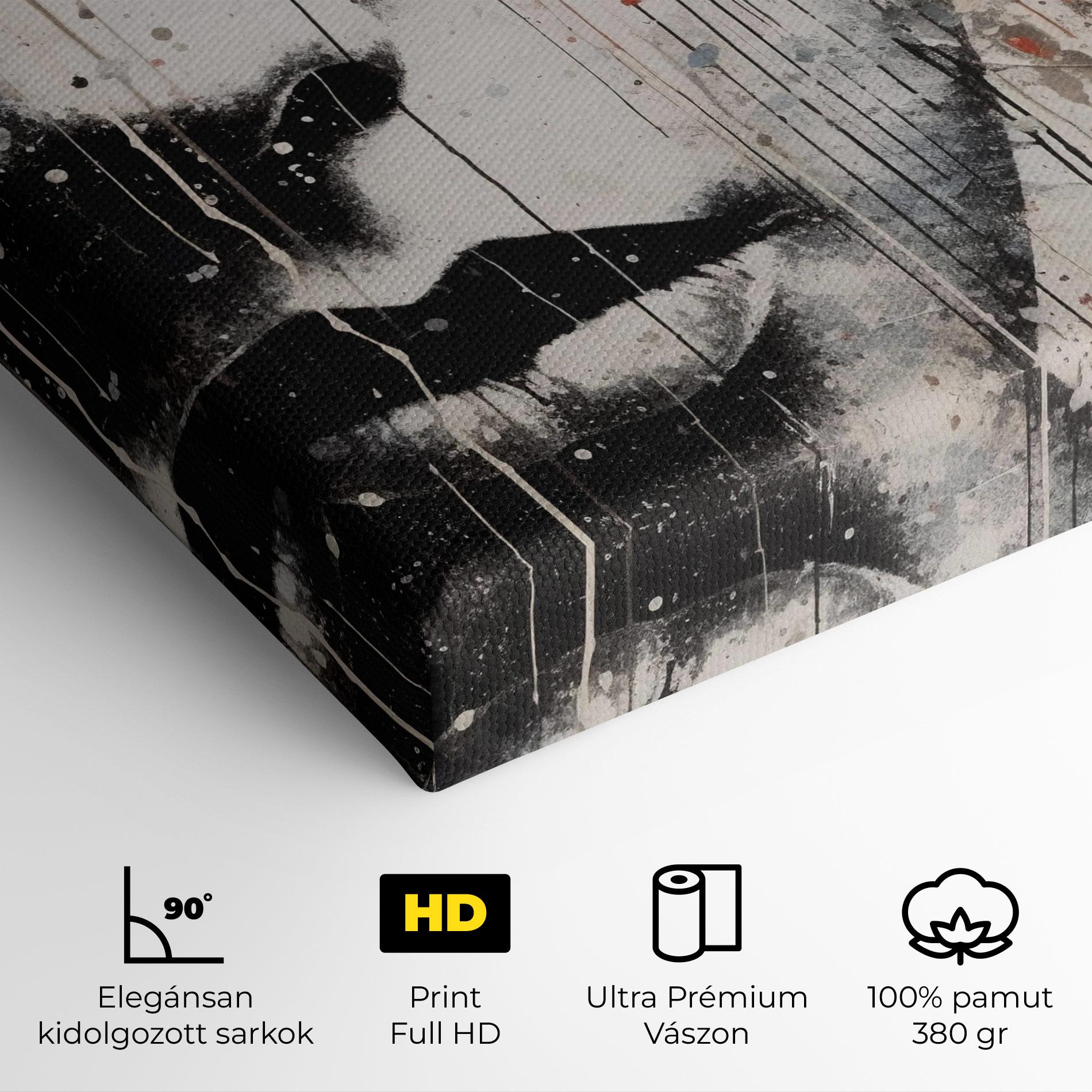 Vászonkép Ink Street Graffiti mockup 4