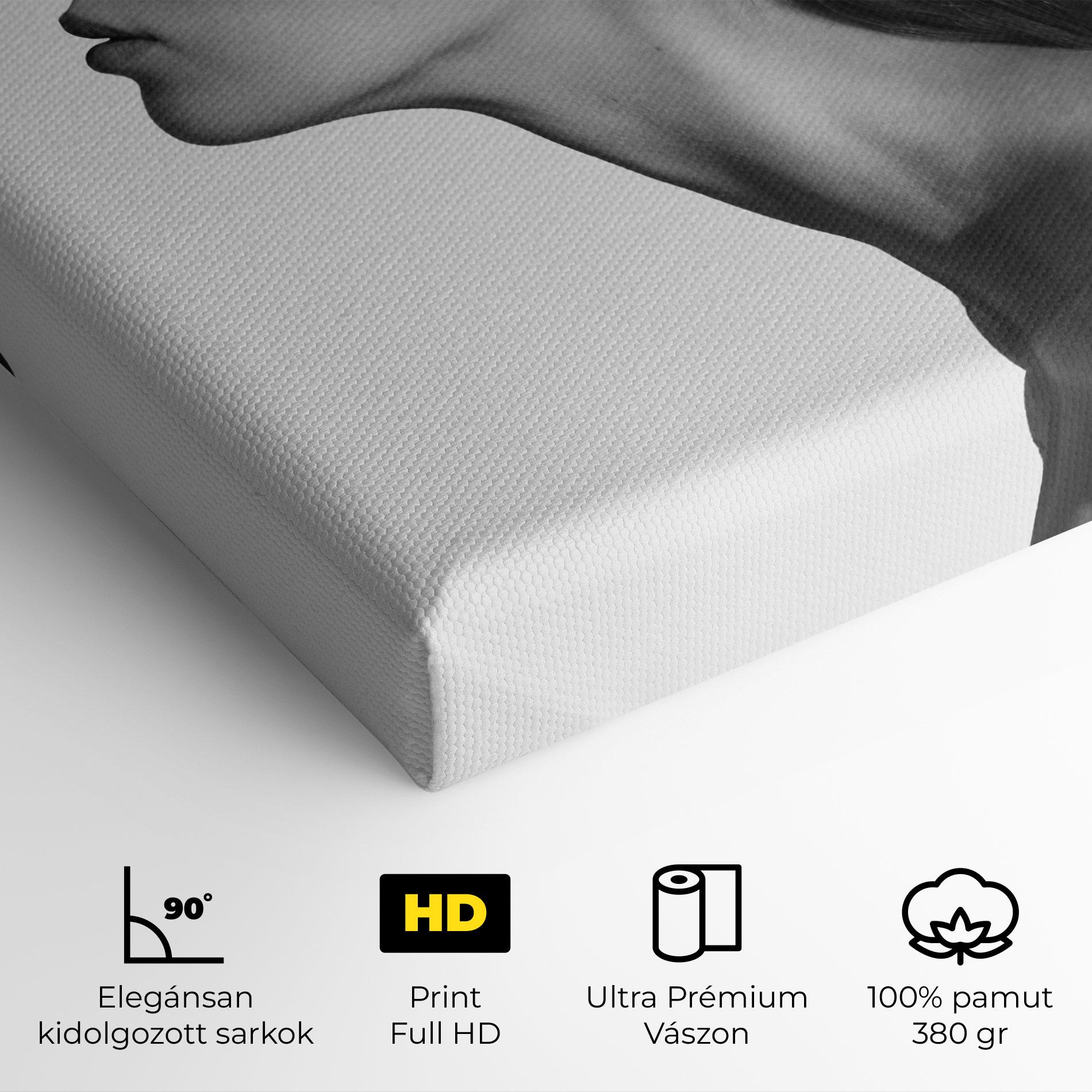 Vászonkép Woman Mountains View mockup 4