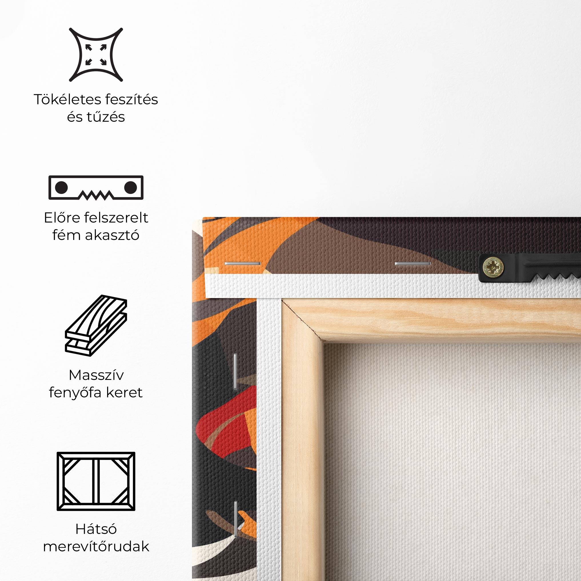 Vászonkép Abstract Autumn Woman mockup 5