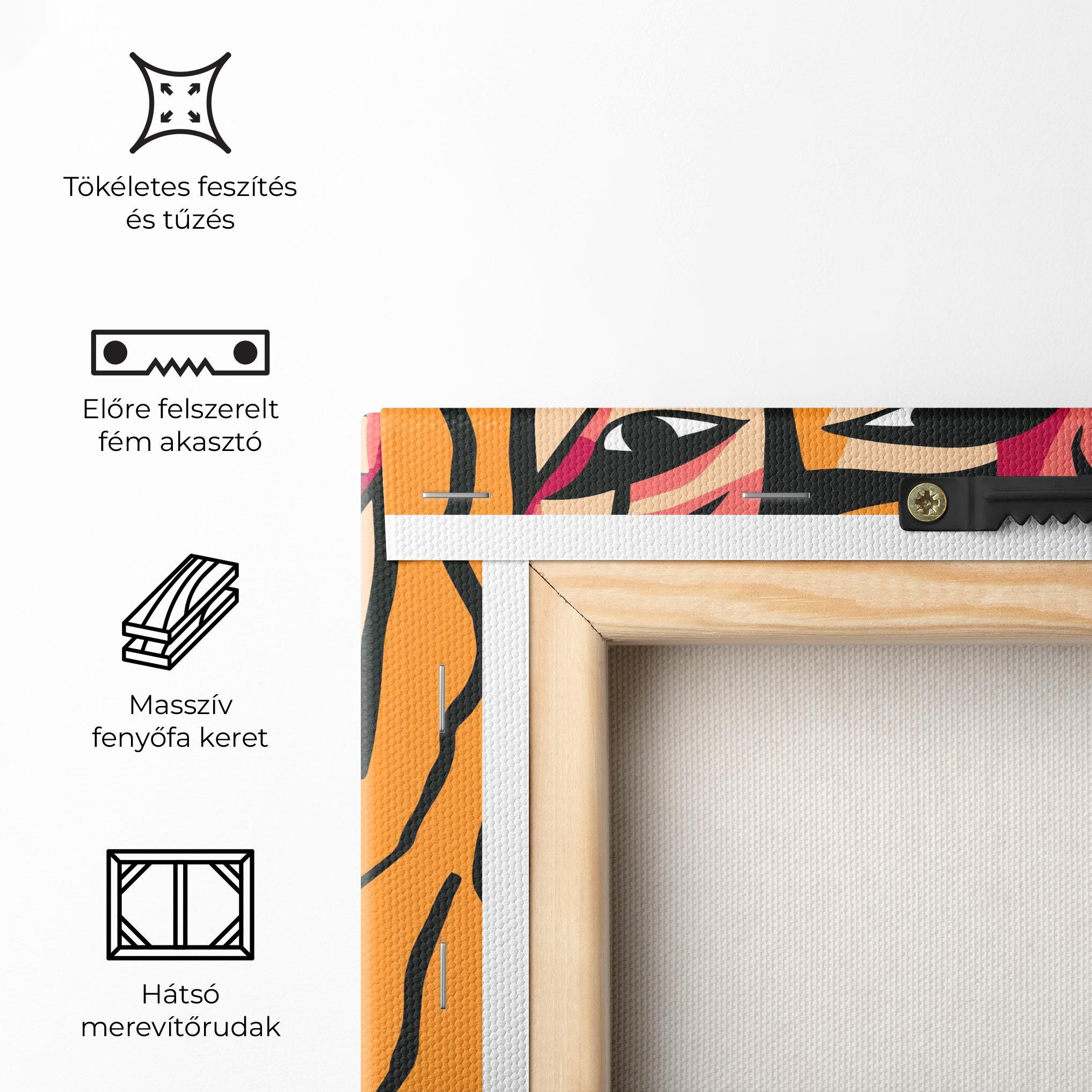 Vászonkép Crowd Face mockup 5