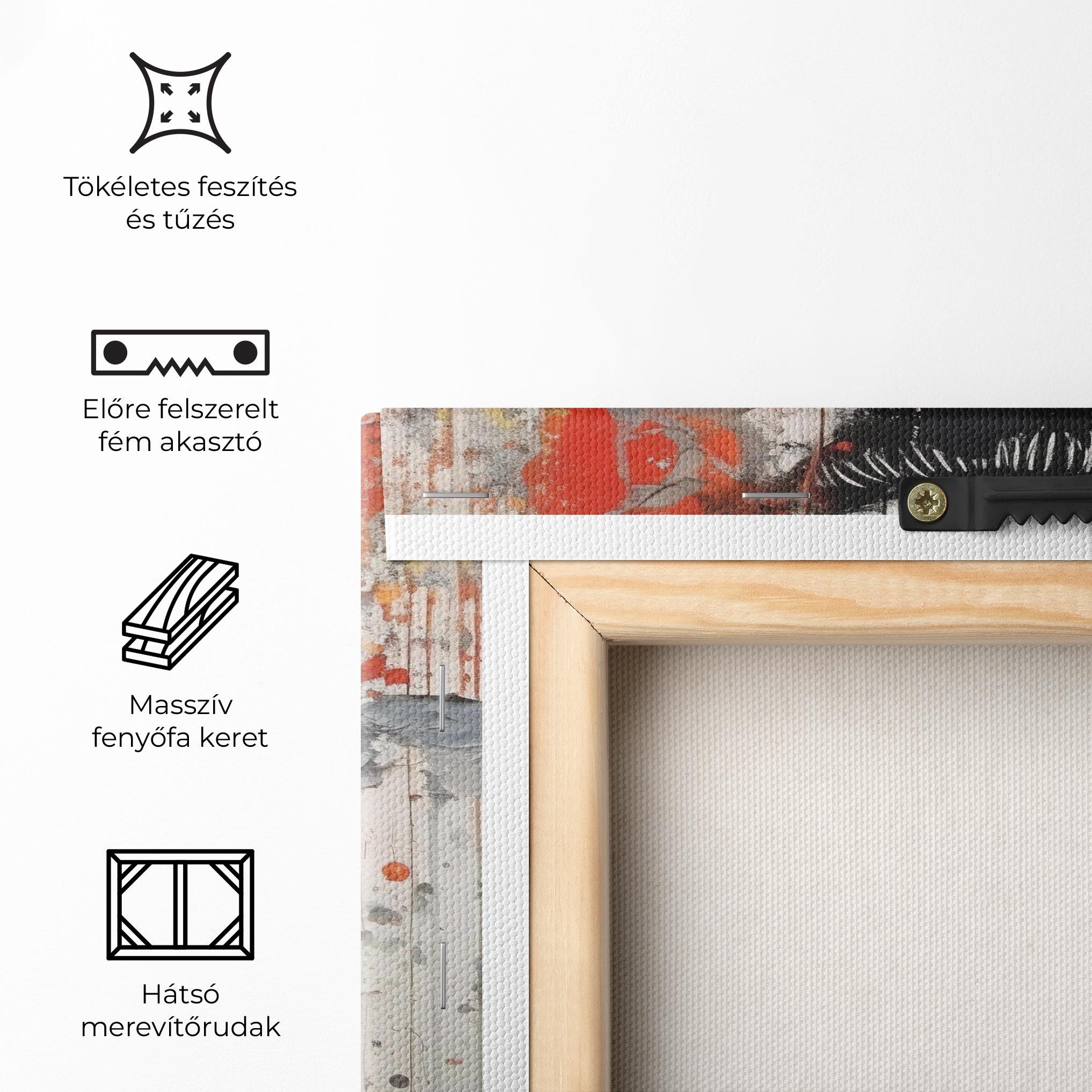 Vászonkép Ink Street Graffiti mockup 5