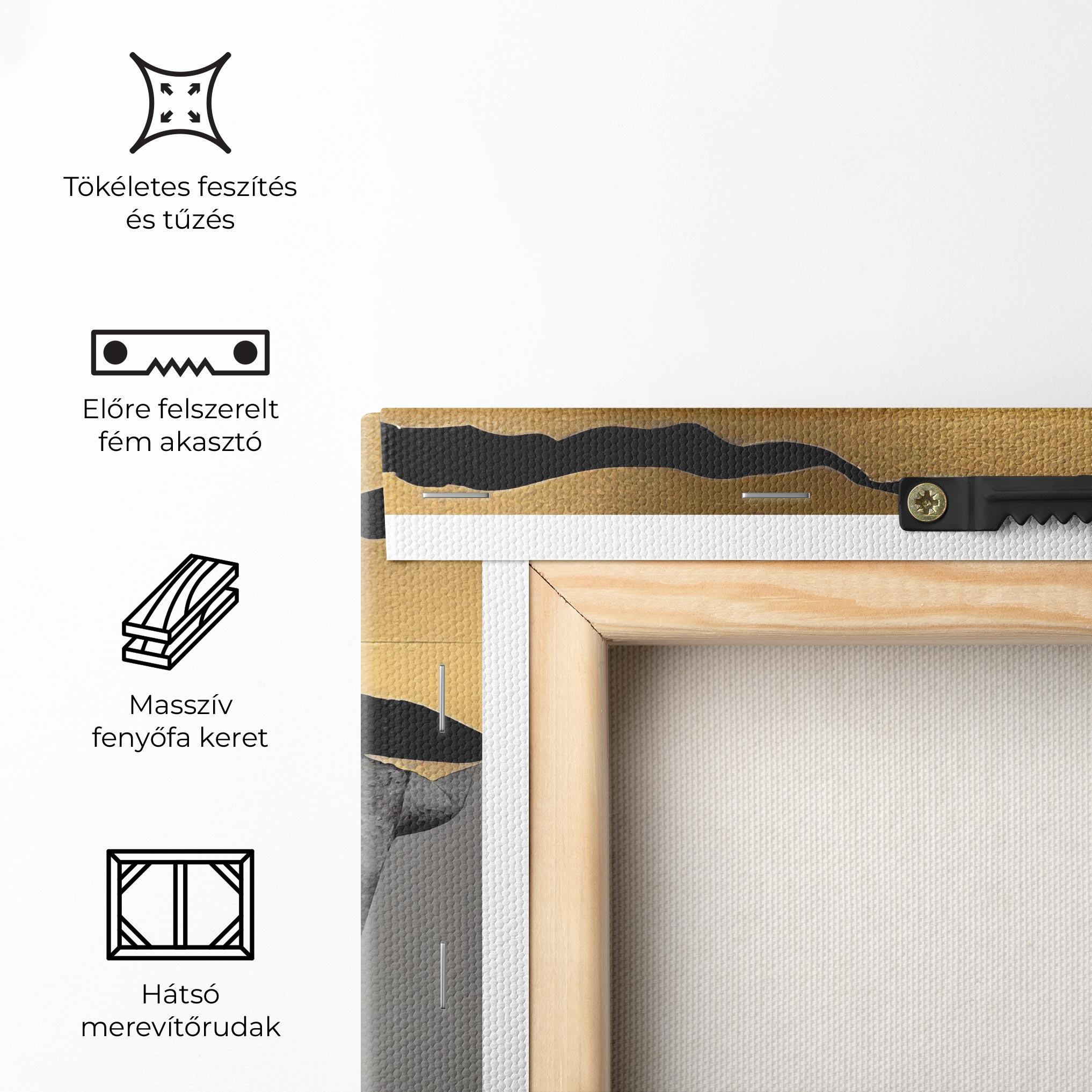 Vászonkép Modern Golden Paint mockup 5