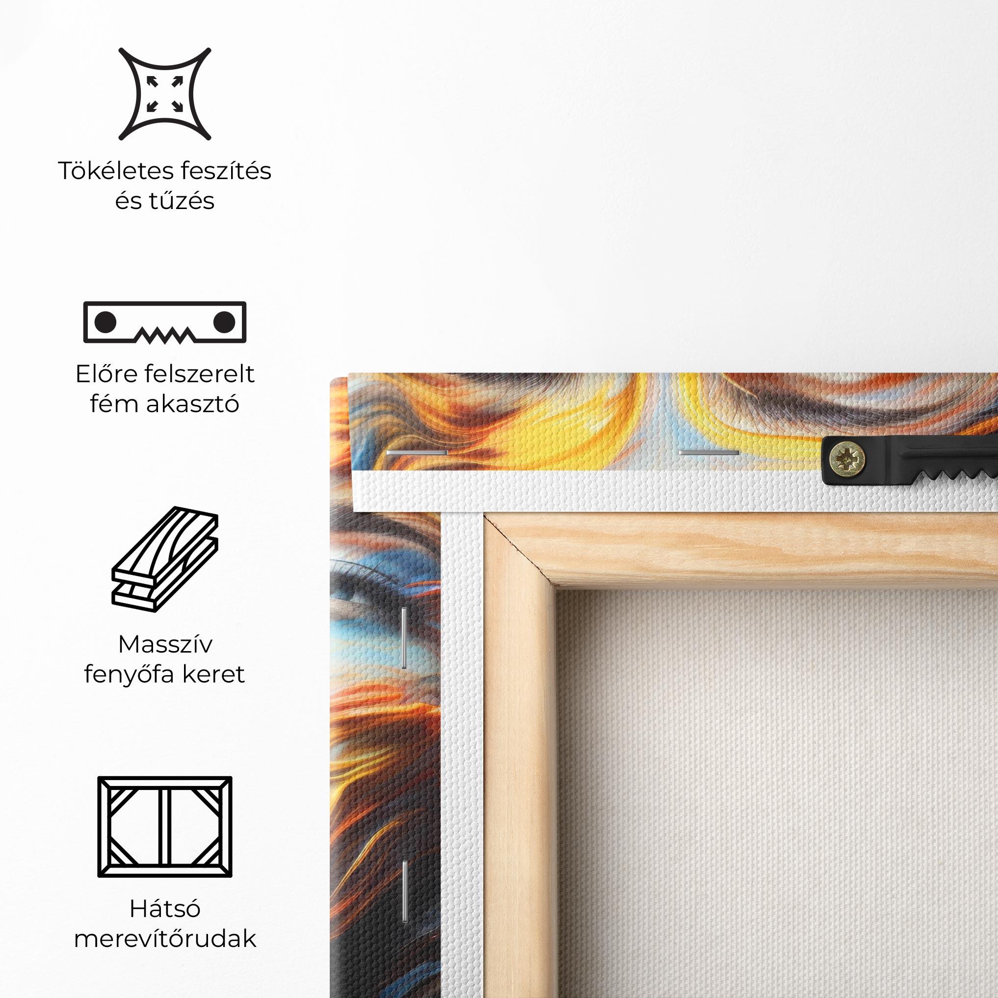 Vászonkép Painted Woman mockup 5