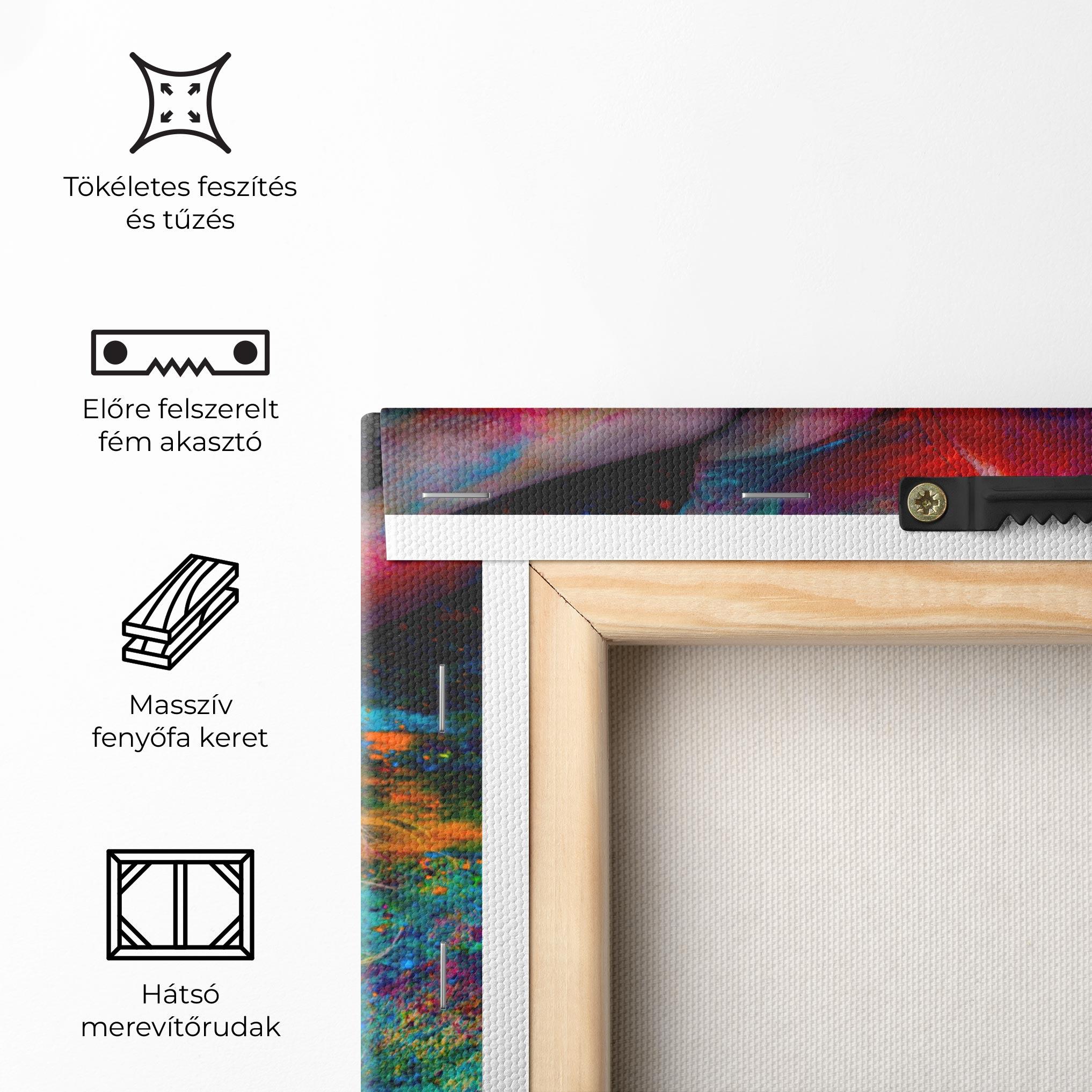 Vászonkép Powder Holi Woman mockup 5