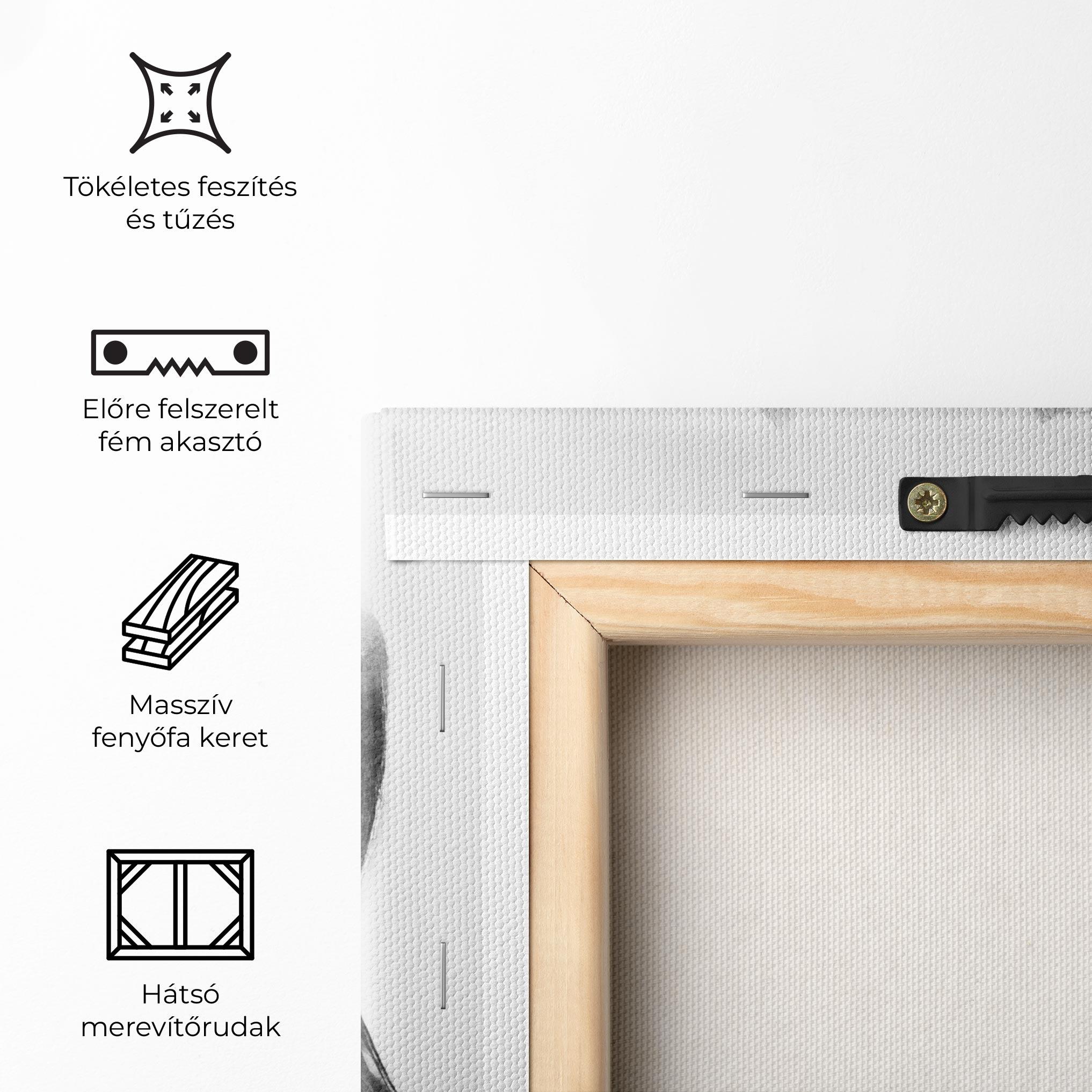 Vászonkép Woman Mountains View mockup 5