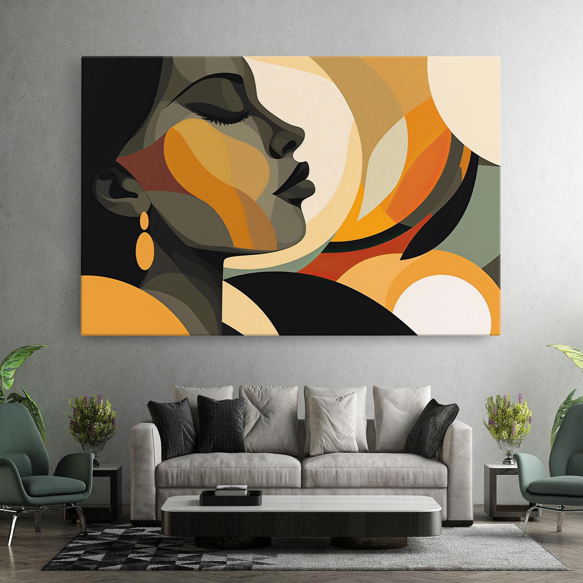 Vászonkép Dreamy Graphic Girl mockup 7