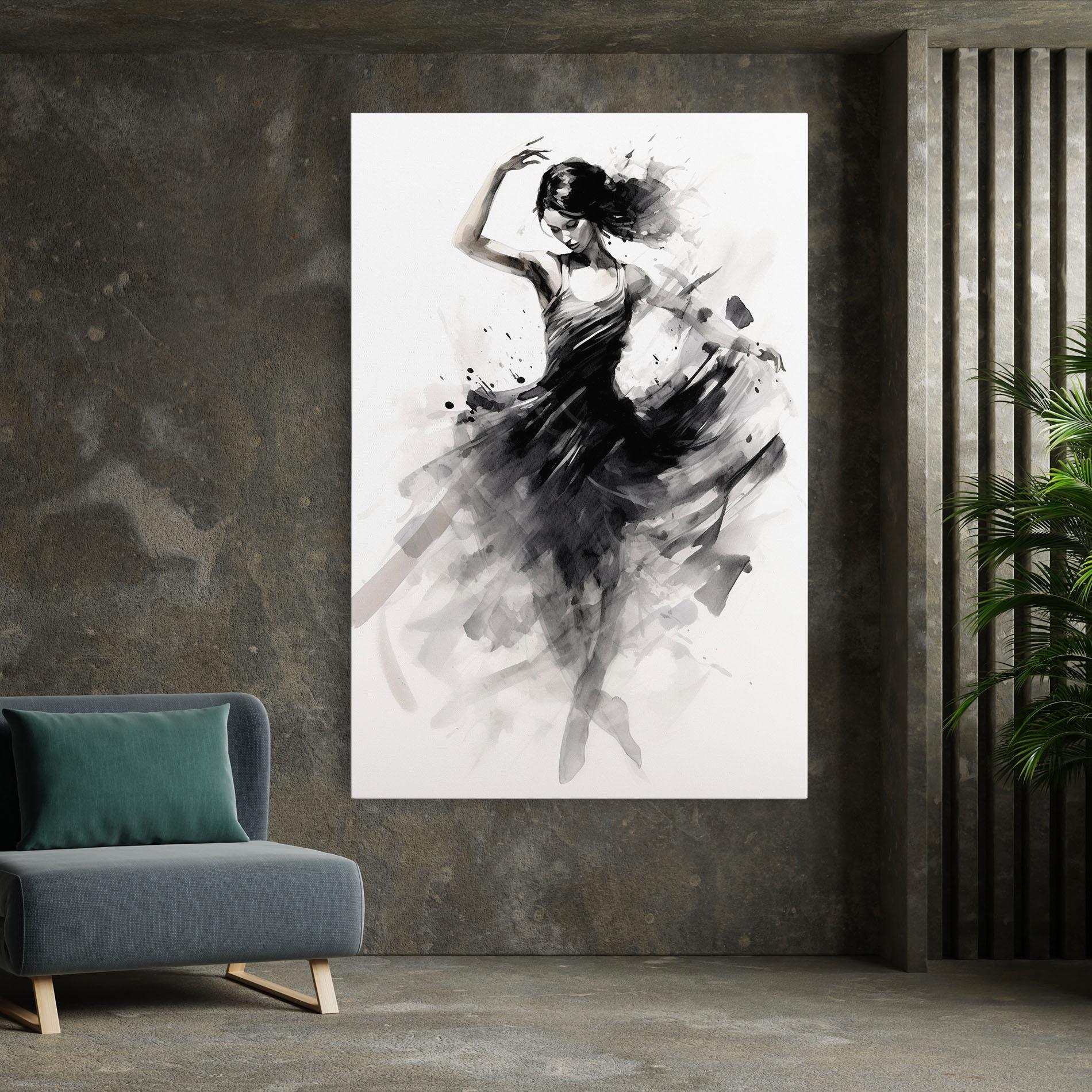 Vászonkép Dancing Woman mockup 7