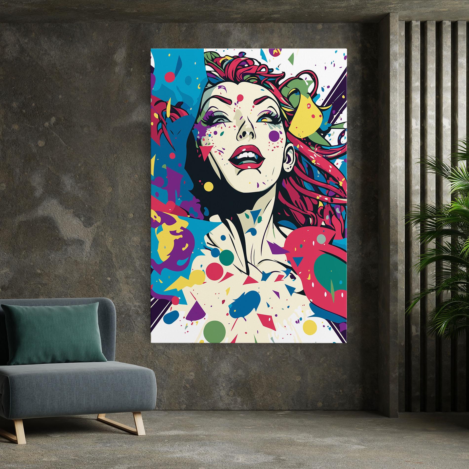 Vászonkép Fictional Woman mockup 7