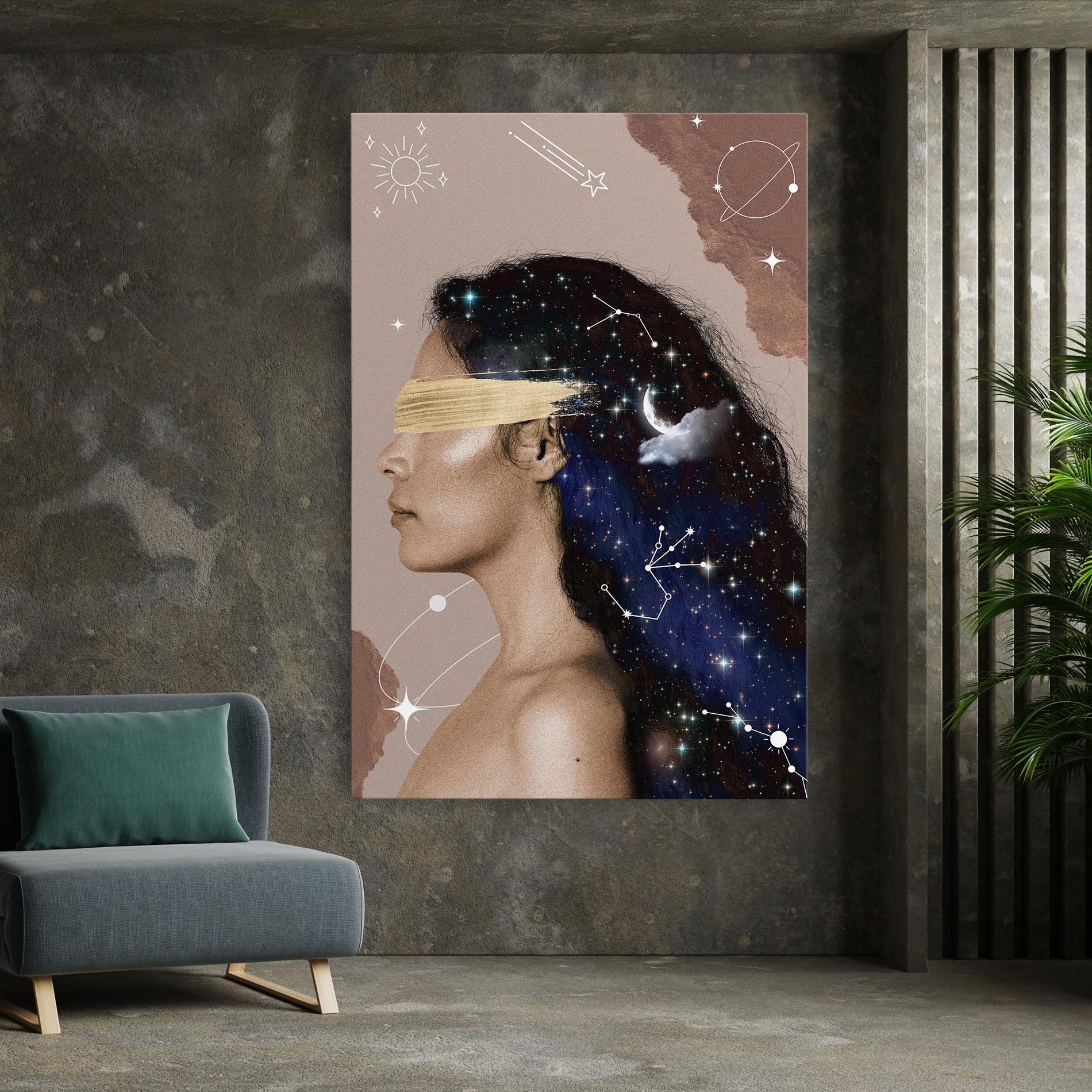 Vászonkép Galaxy Hair mockup 7