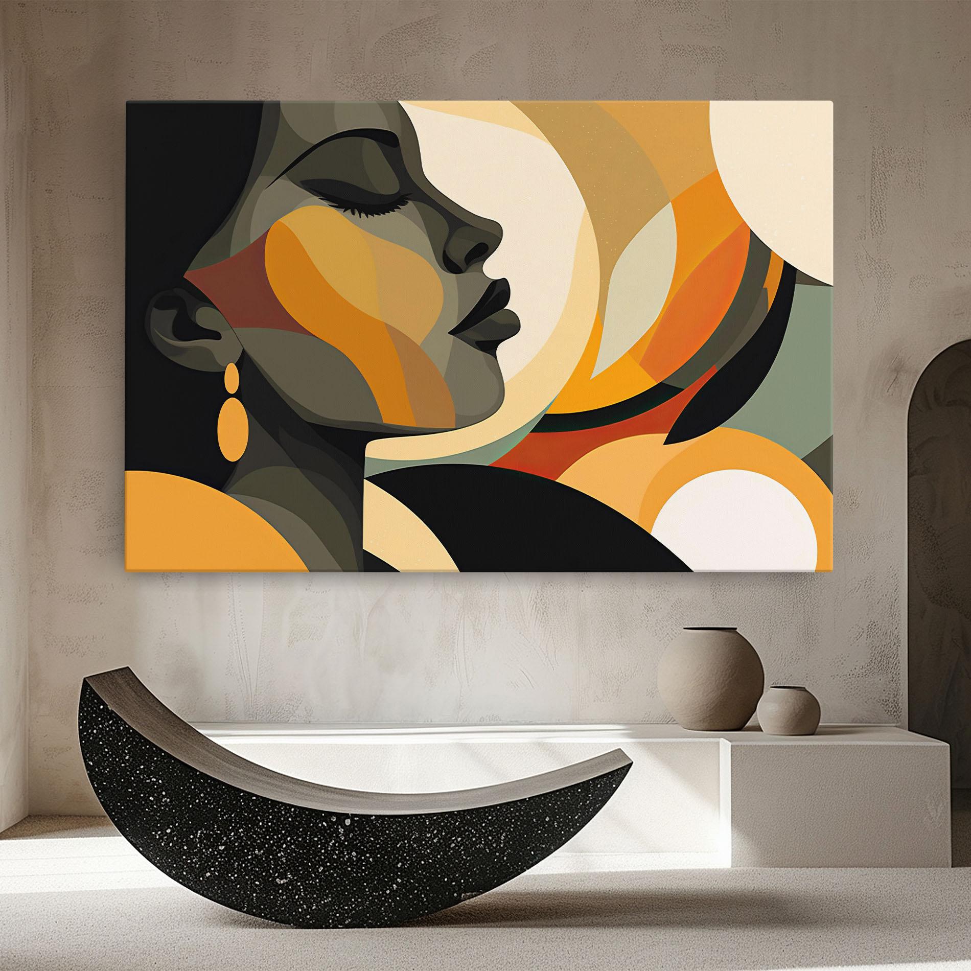 Vászonkép Dreamy Graphic Girl mockup 8