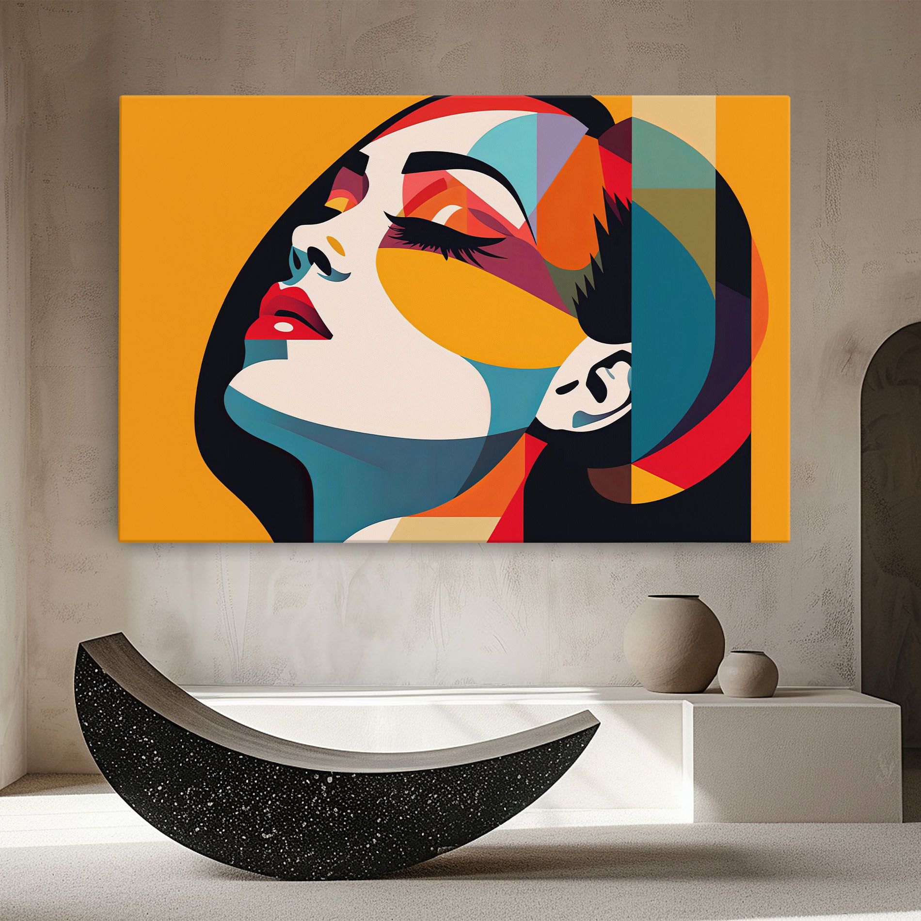 Dreamy Yellow Female mockup 8