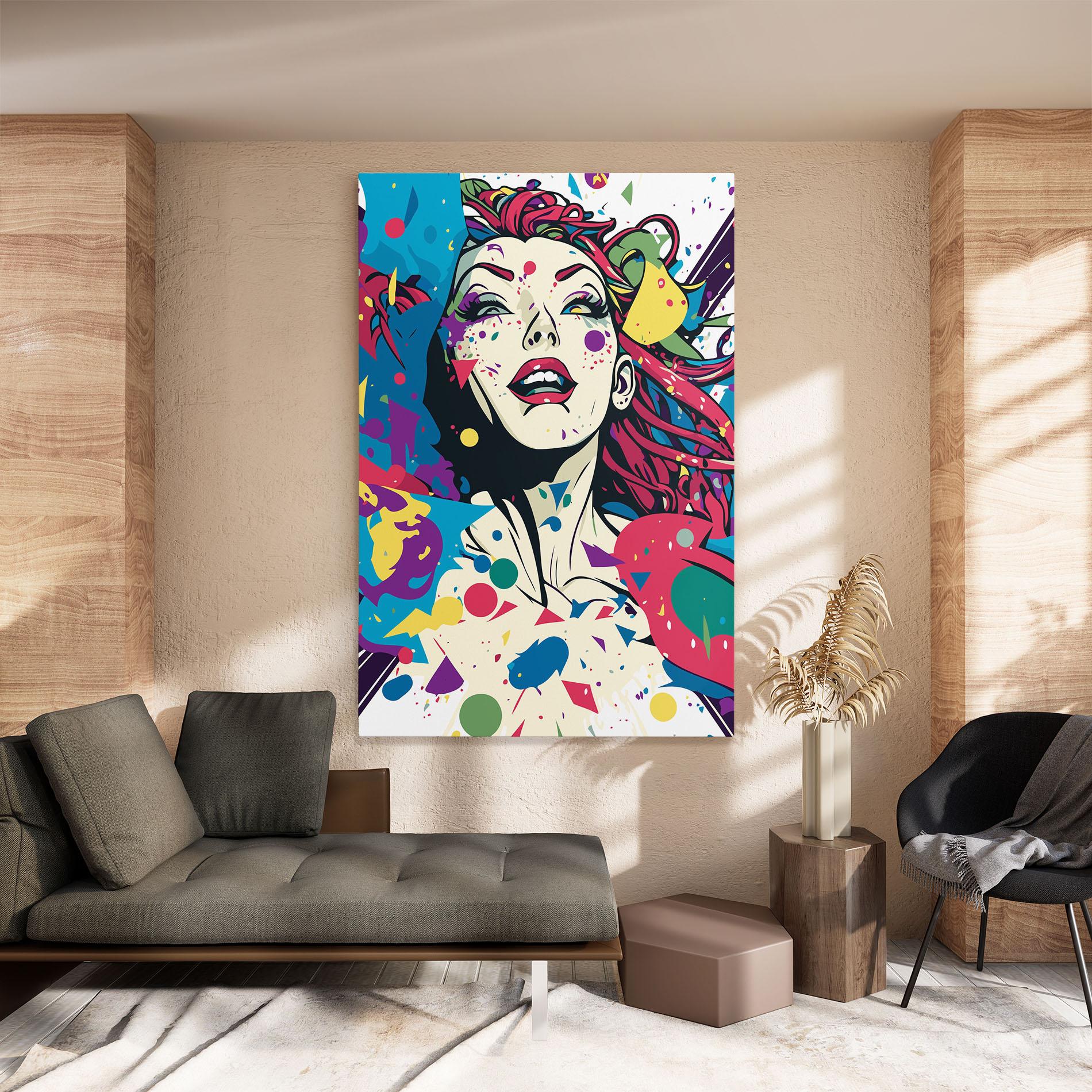 Vászonkép Fictional Woman mockup 8