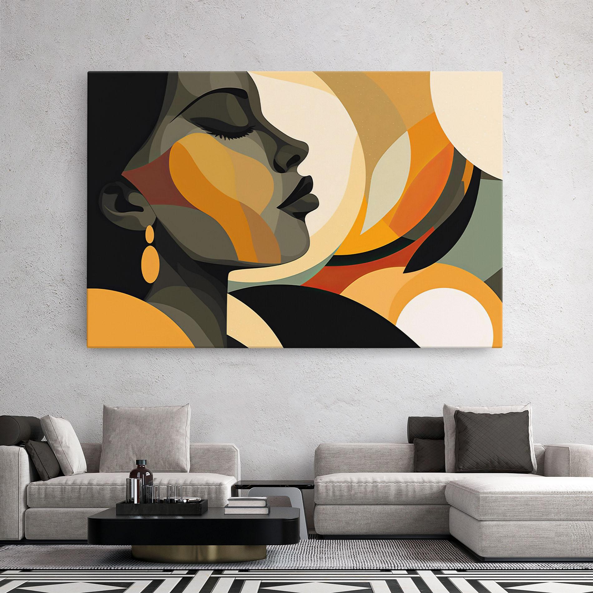 Vászonkép Dreamy Graphic Girl mockup 2