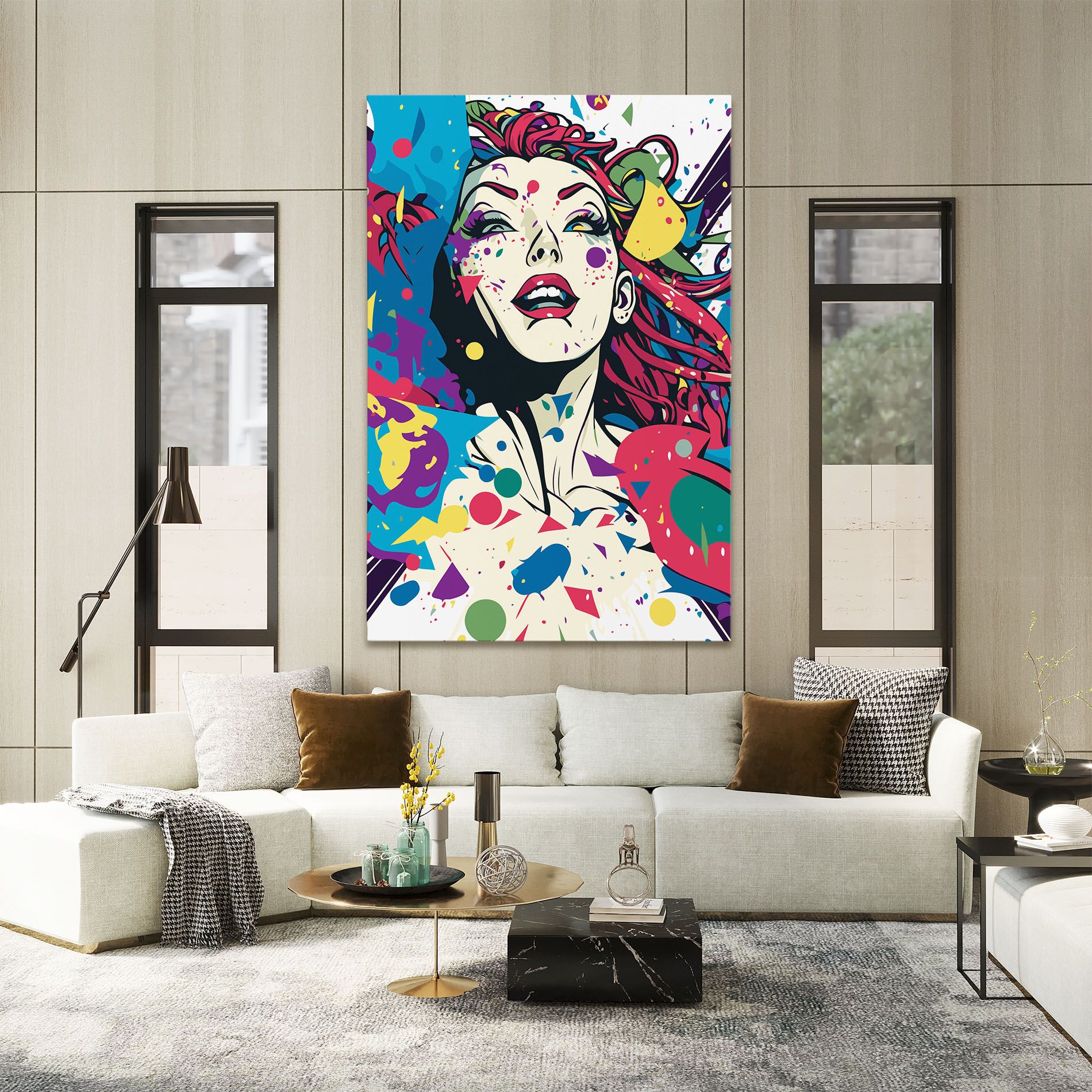 Fictional Woman mockup 2