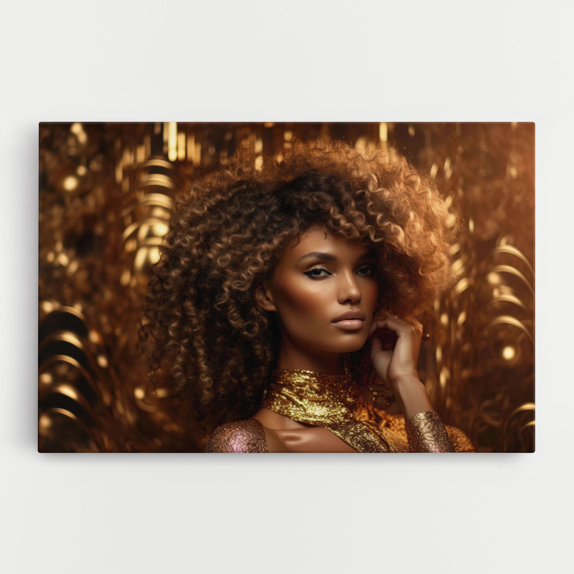 Vászonkép Radiant Bronze Goddess mockup 0