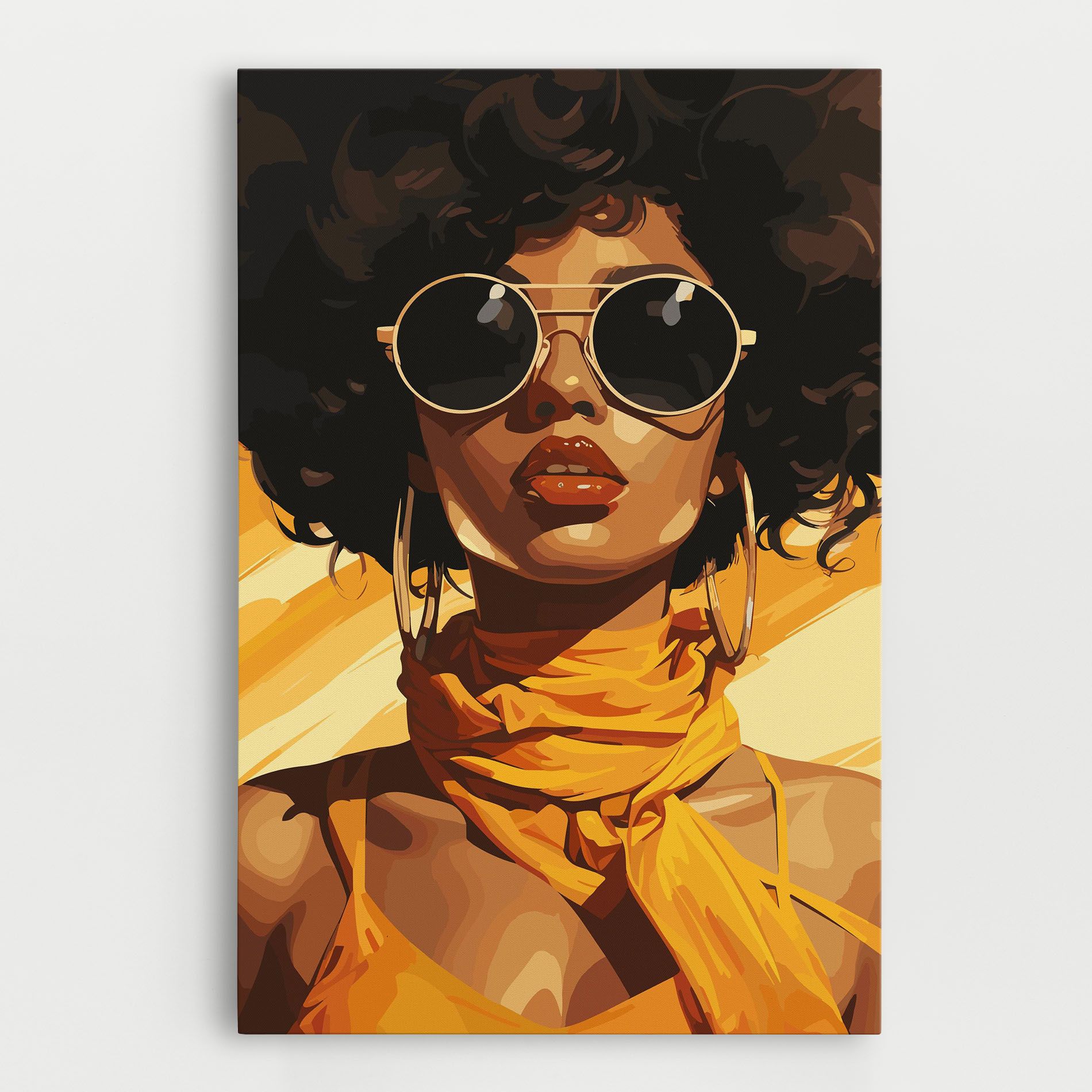 African Yellow Woman mockup 0