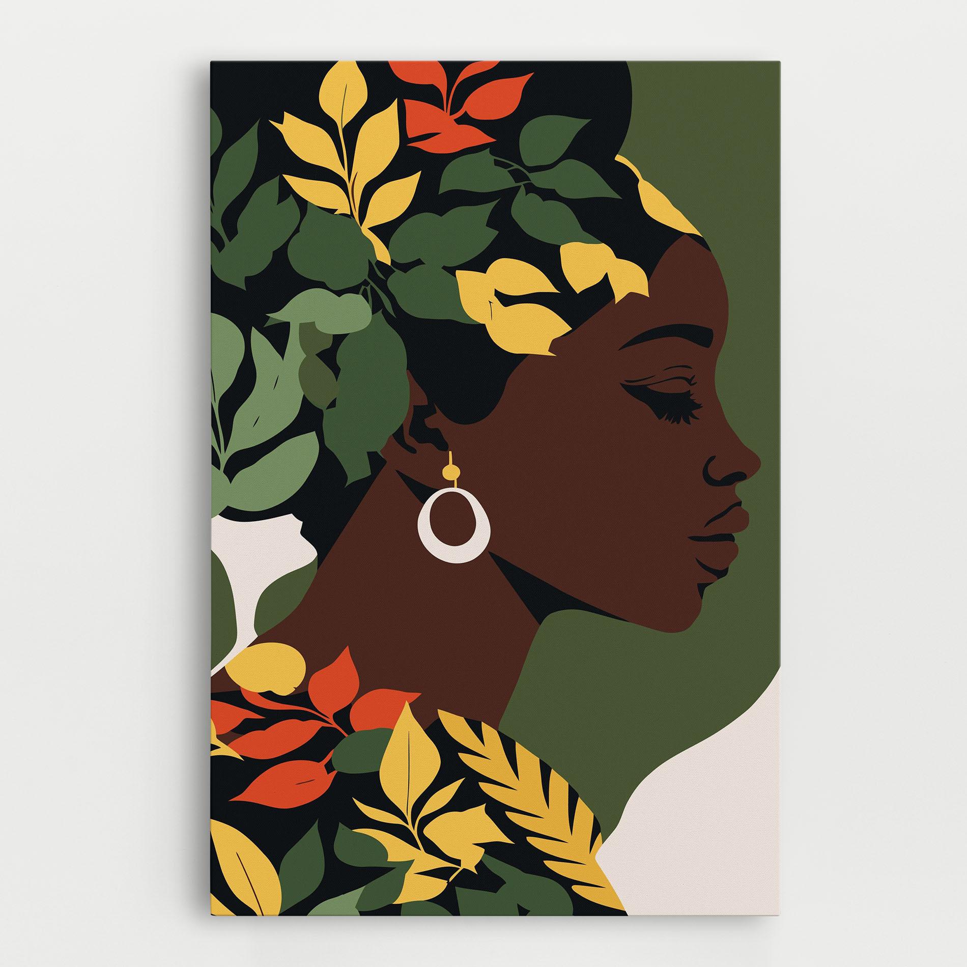 Vászonkép Yellow Leaf Africa mockup 0