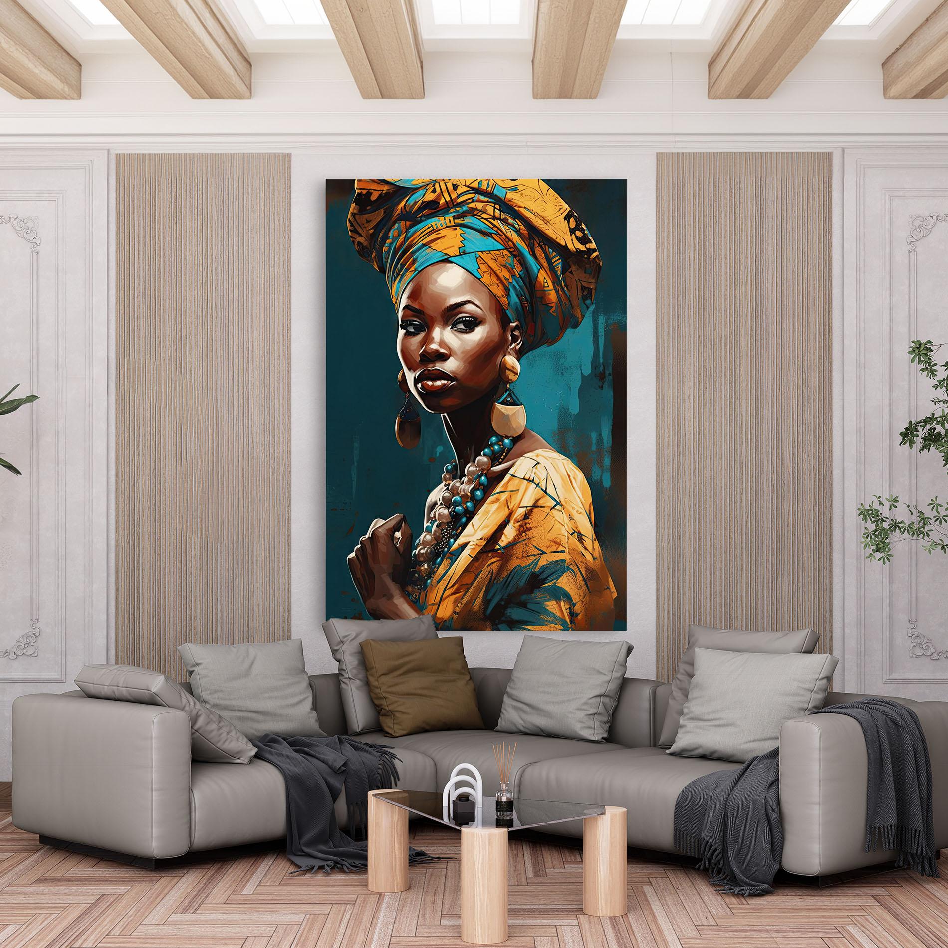 Vászonkép Azure Chic Woman mockup 6