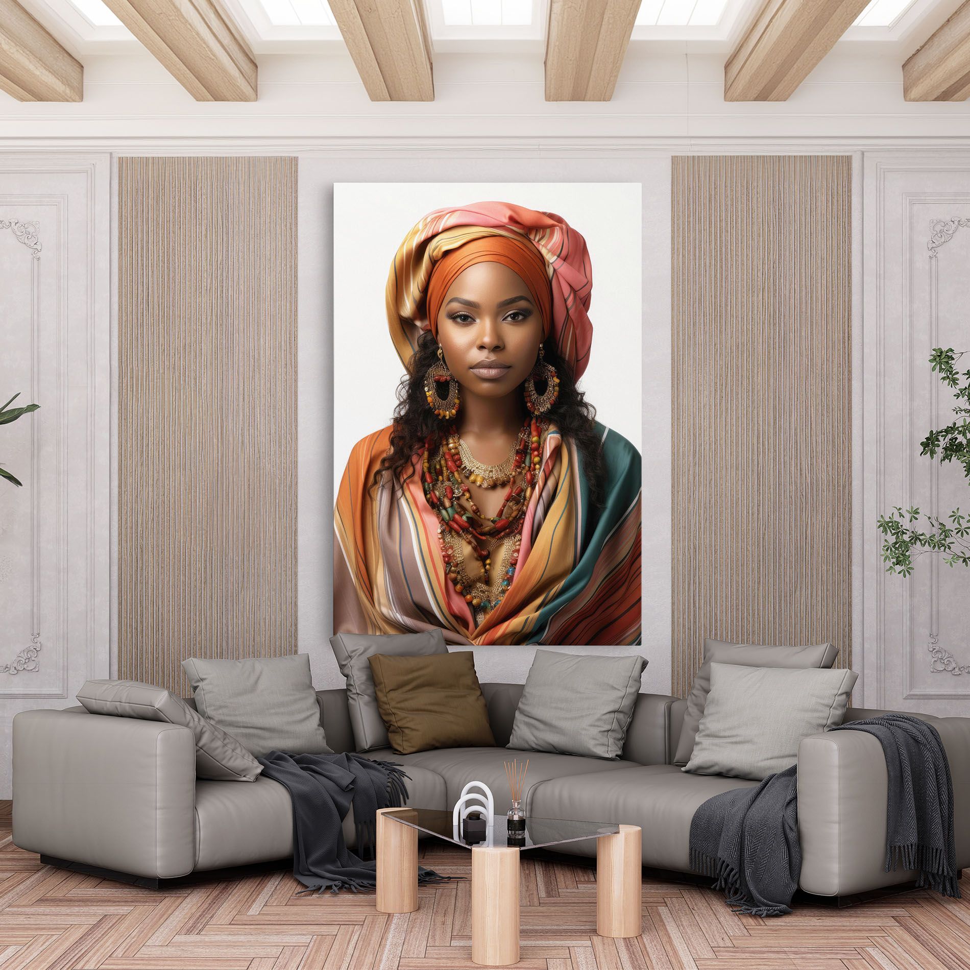 East African Woman mockup 6