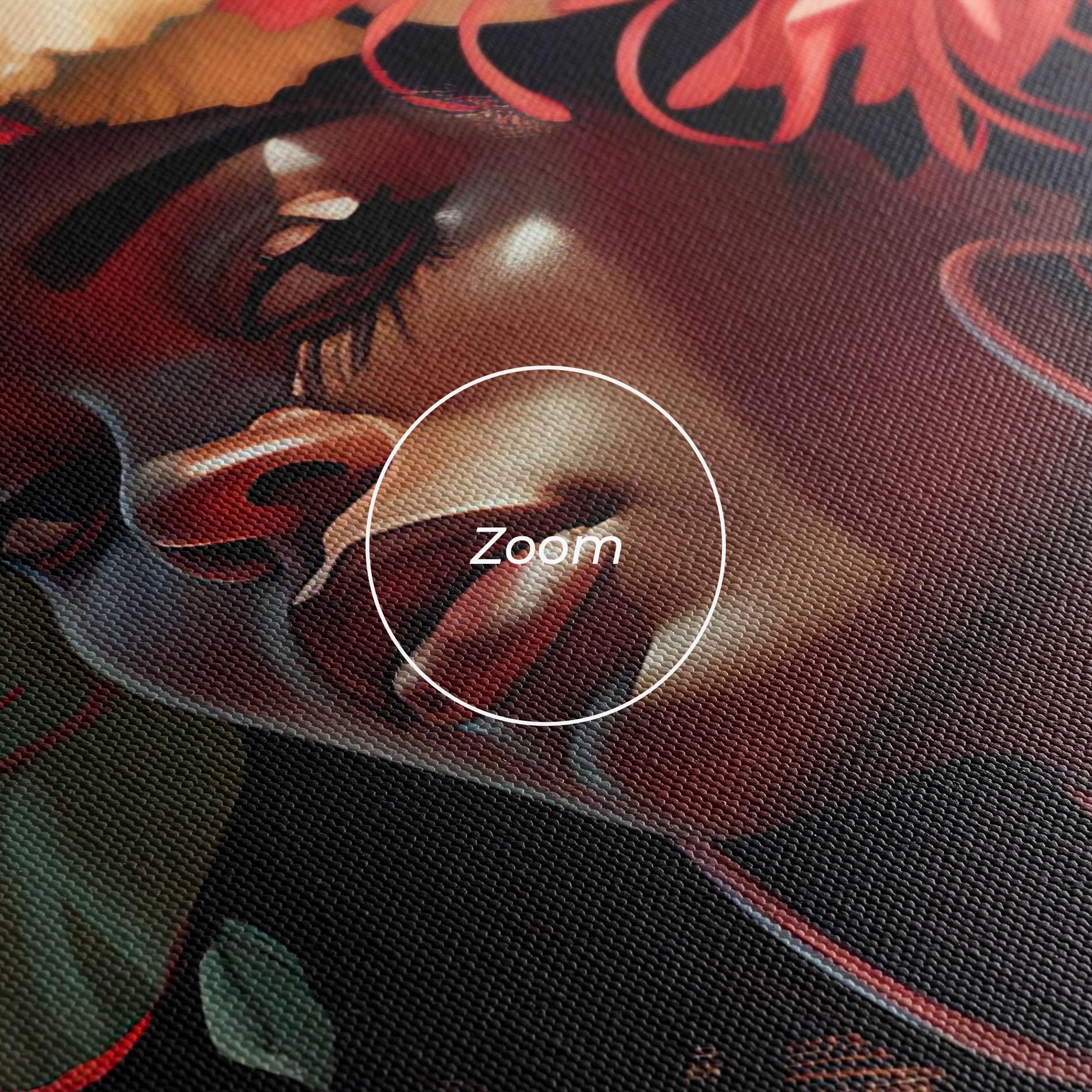 Vászonkép African Flower Woman mockup 3