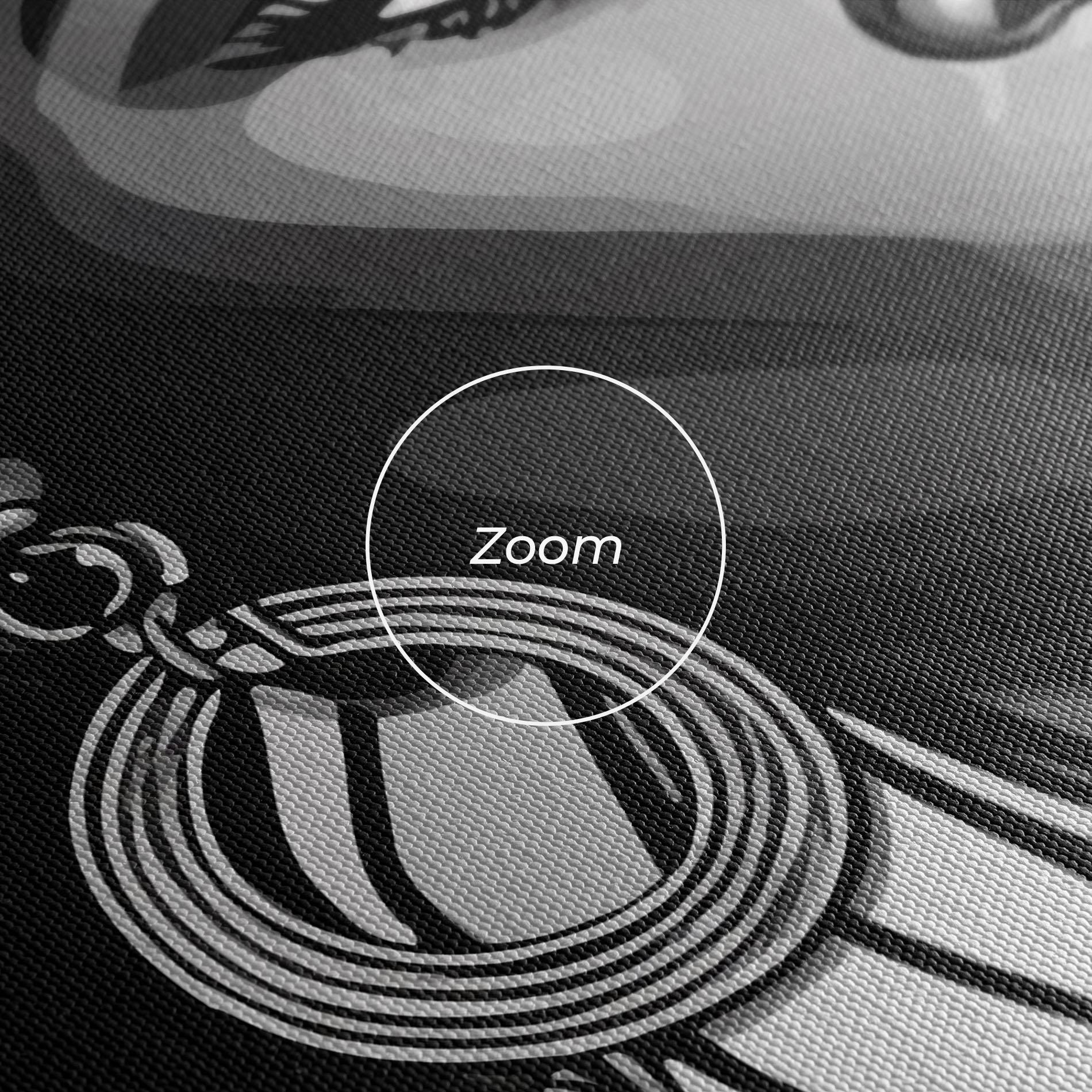 Vászonkép Black White African mockup 3