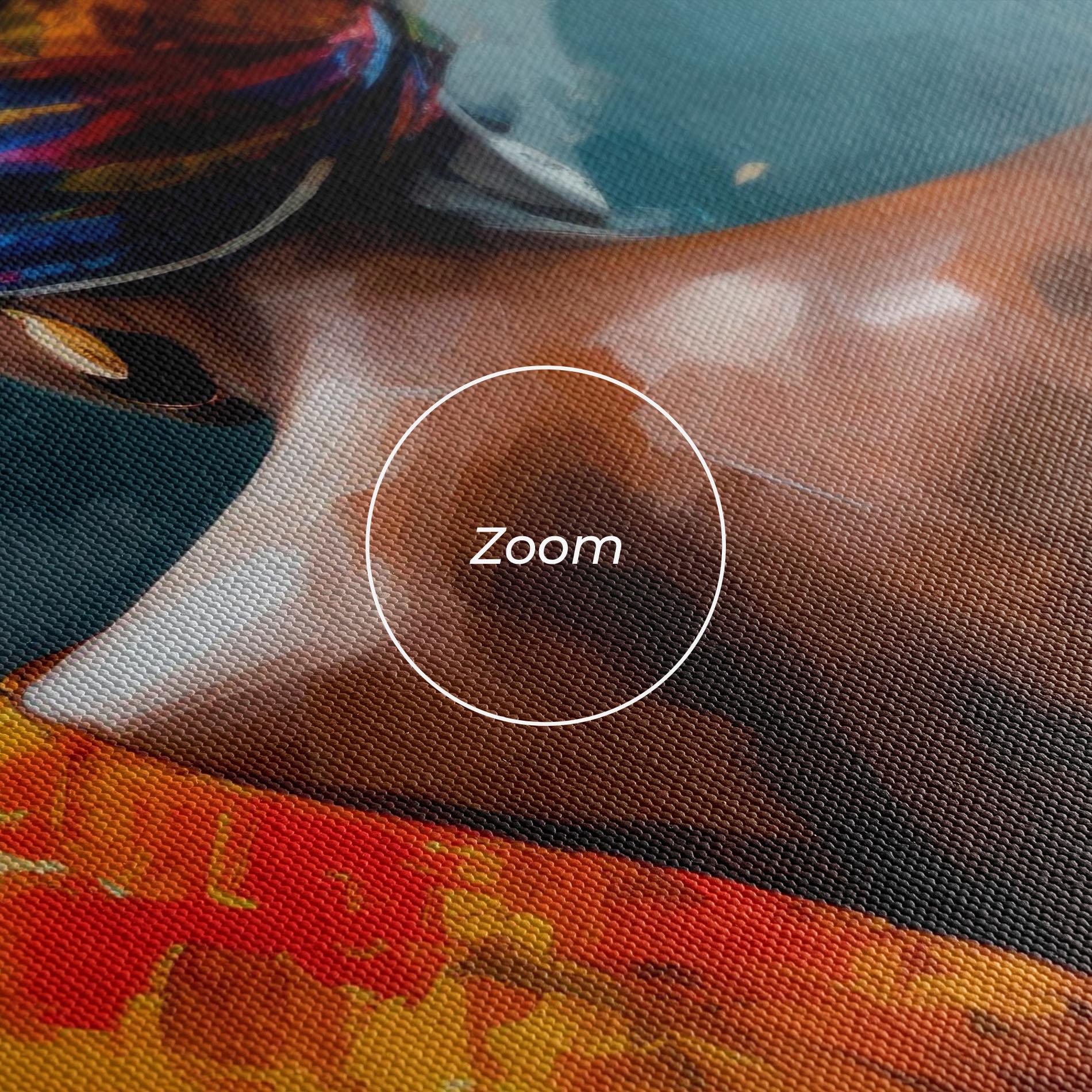 Vászonkép Colorful Turban Woman mockup 3