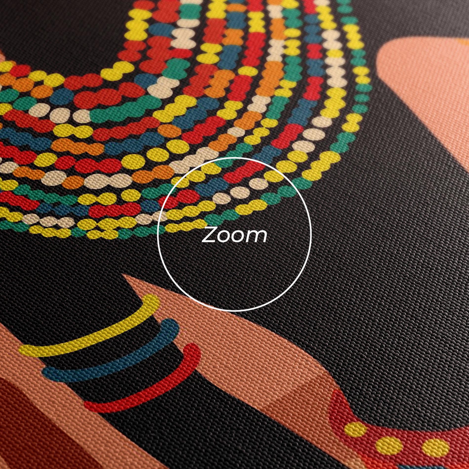 Vászonkép Ethnic African Color mockup 3