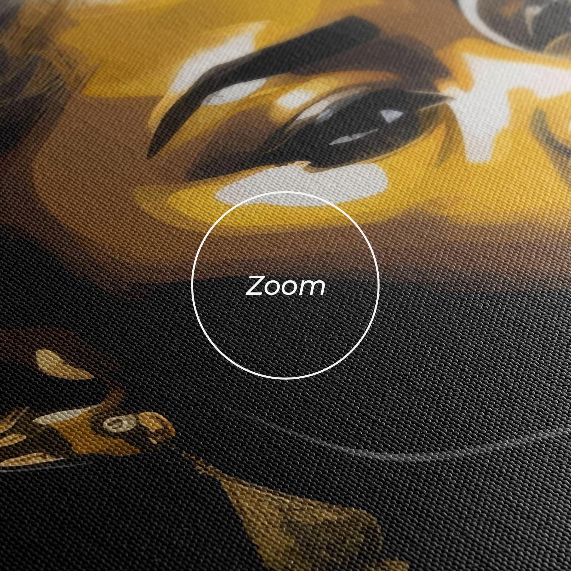 Vászonkép Gold African Woman mockup 3