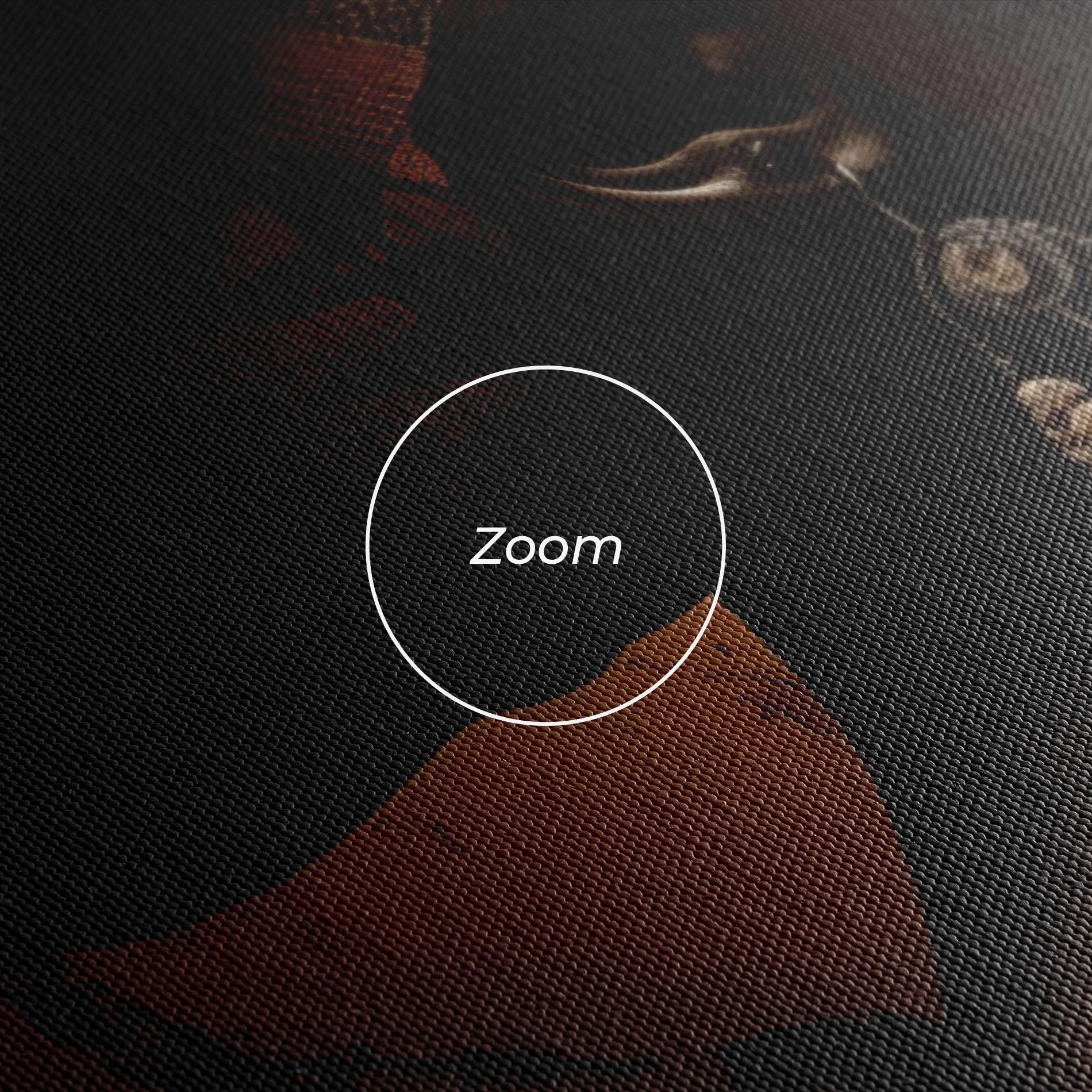 Vászonkép Interesting African Earrings mockup 3