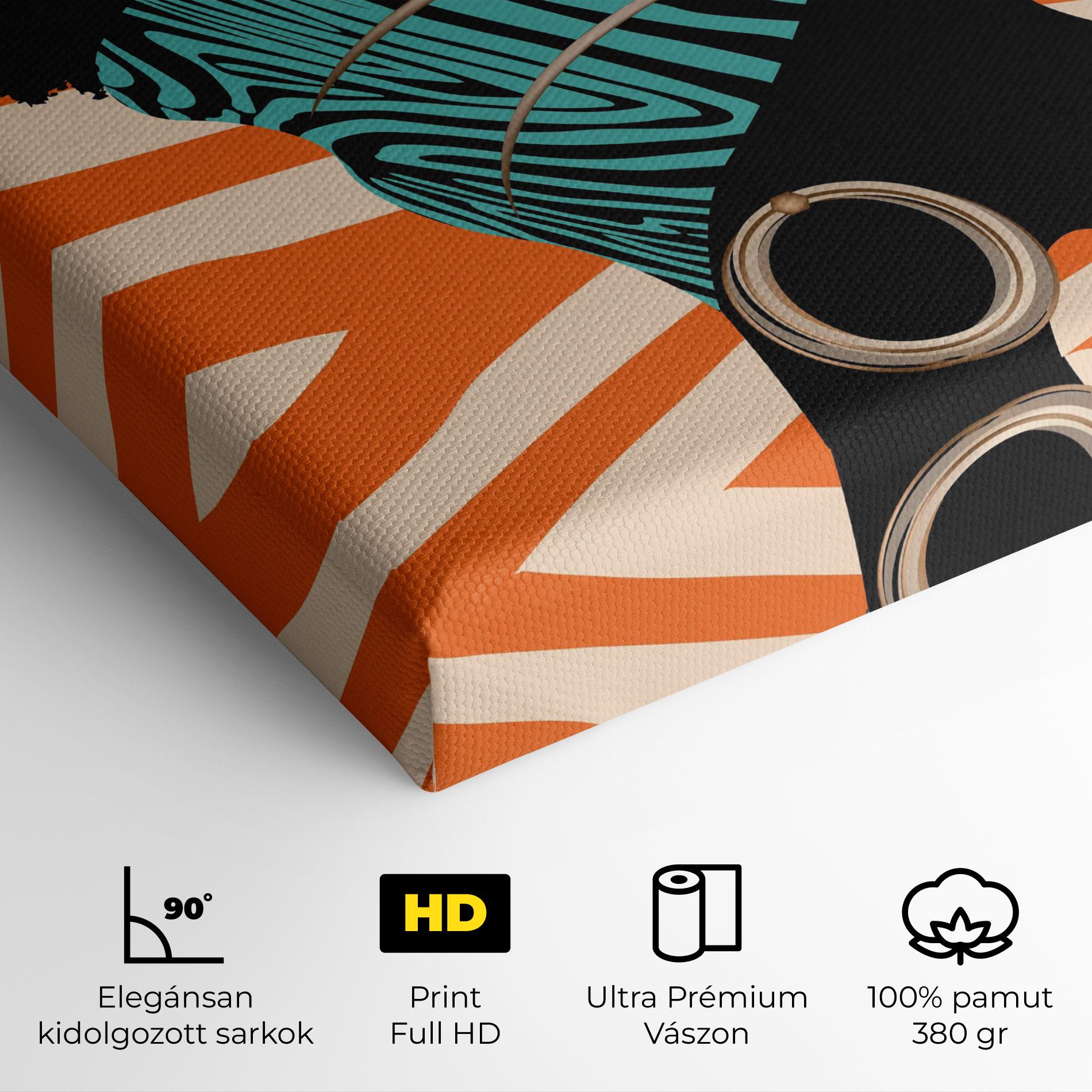 Vászonkép African Bandana mockup 4
