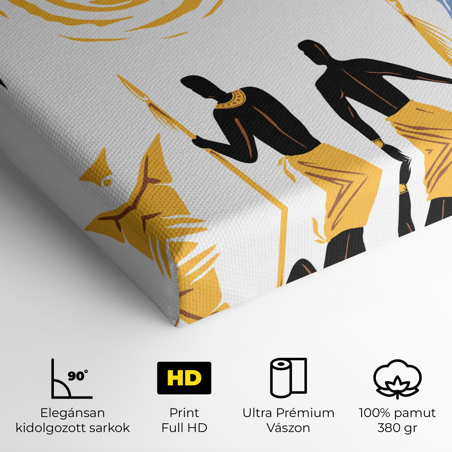 Vászonkép African Drawing mockup 4