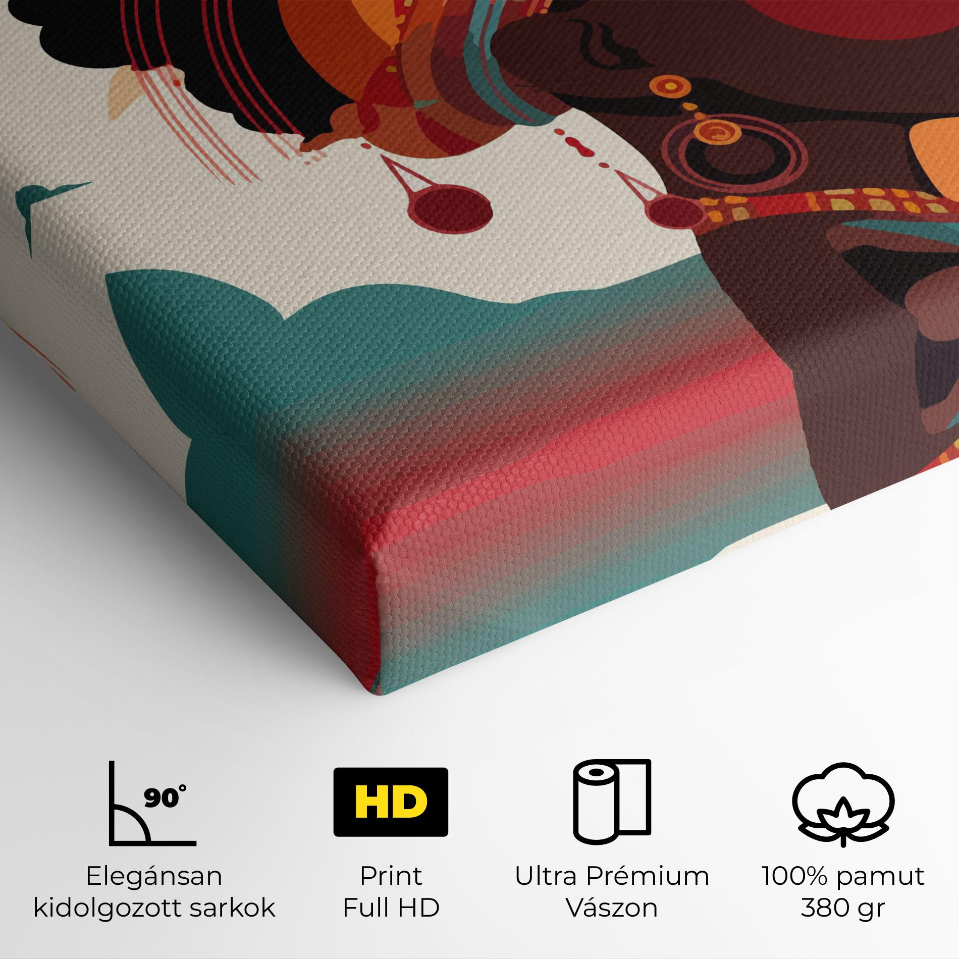 Vászonkép African Lady Art mockup 4