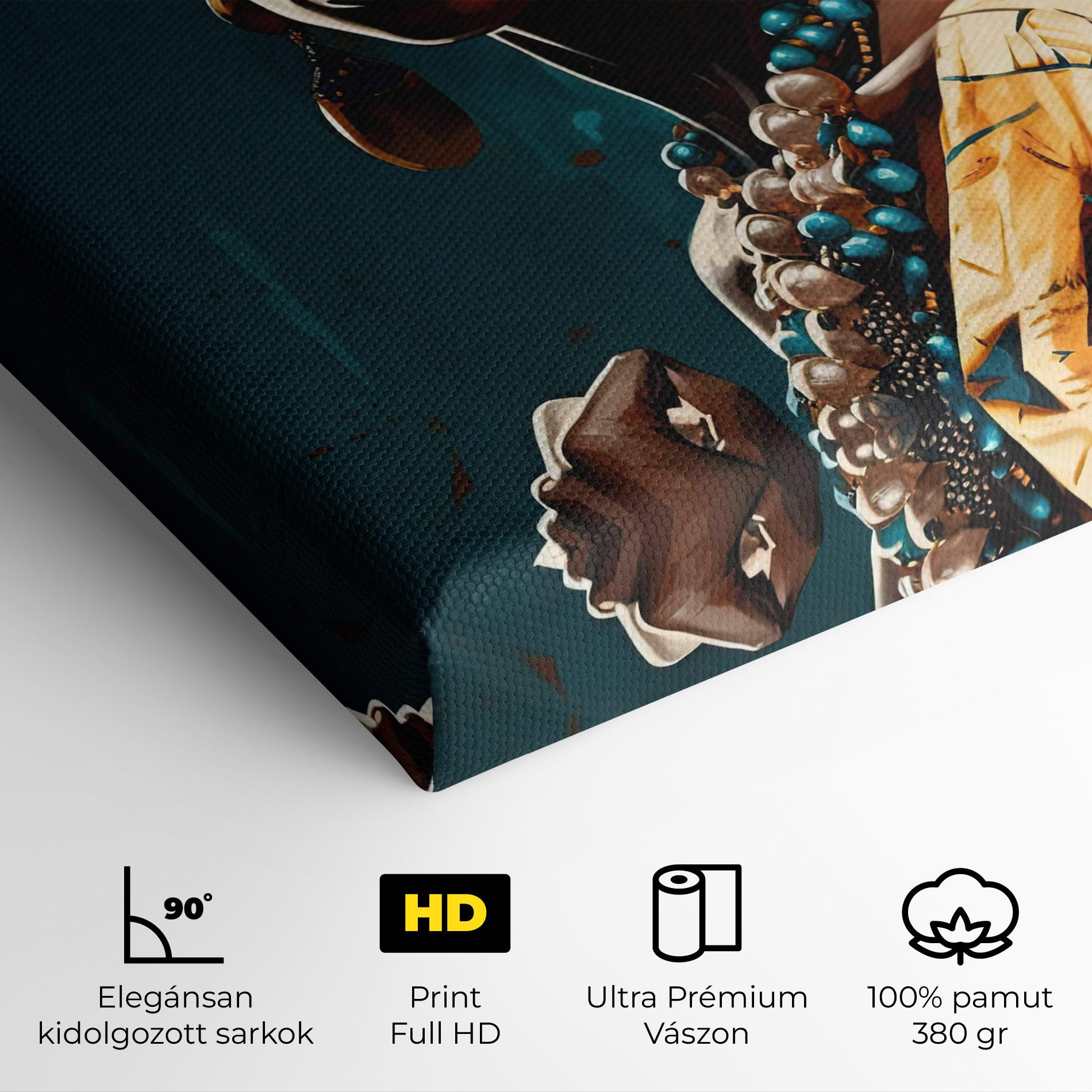 Vászonkép Azure Chic Woman mockup 4