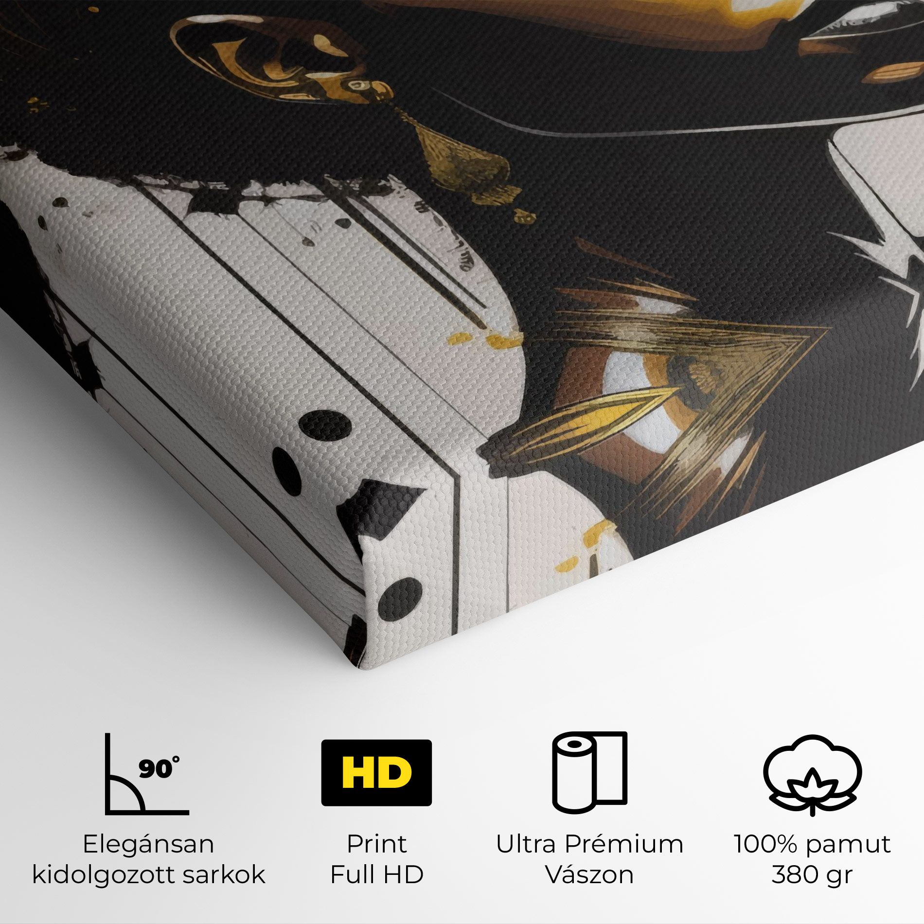 Gold African Woman mockup 4