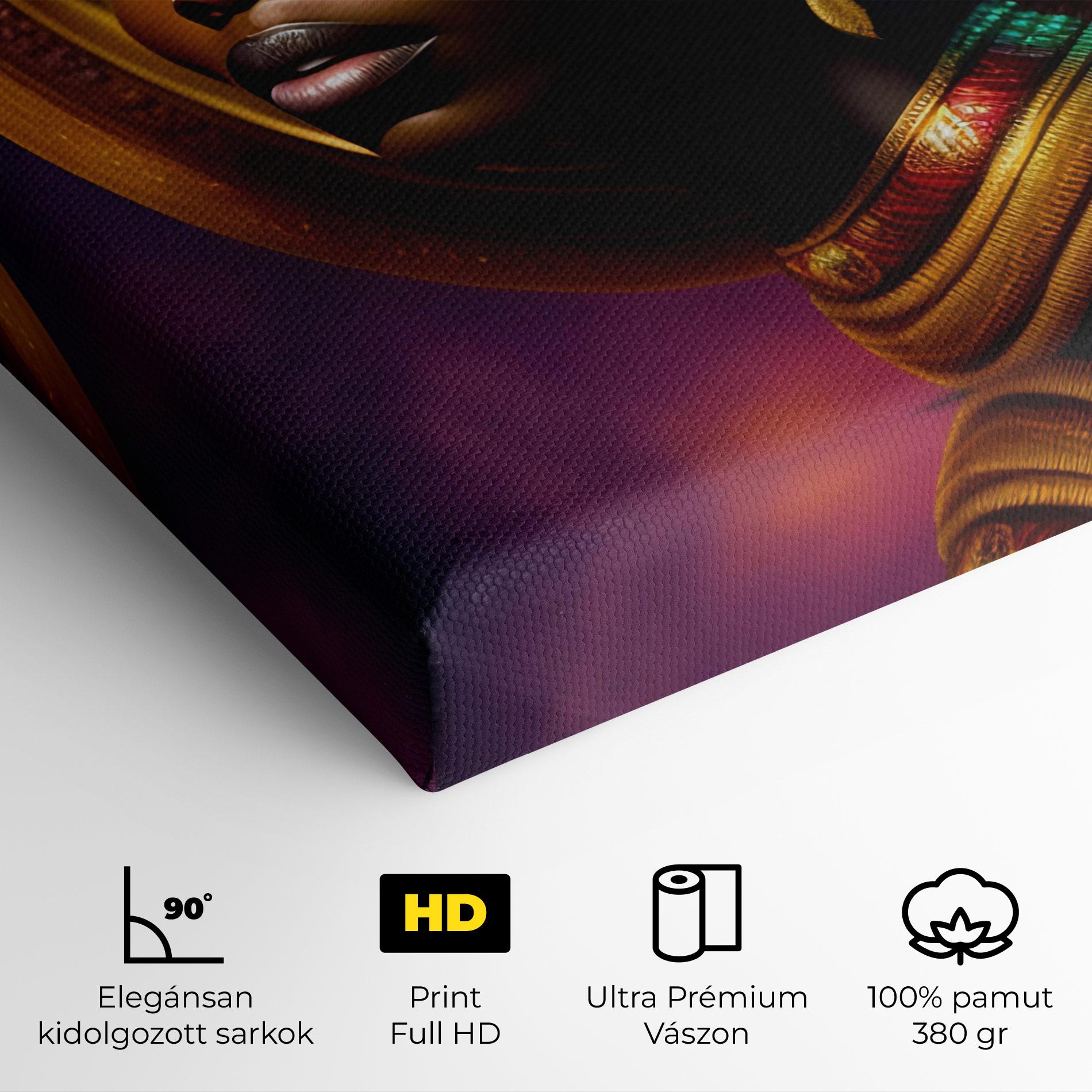 Vászonkép Golden Crown Woman mockup 4