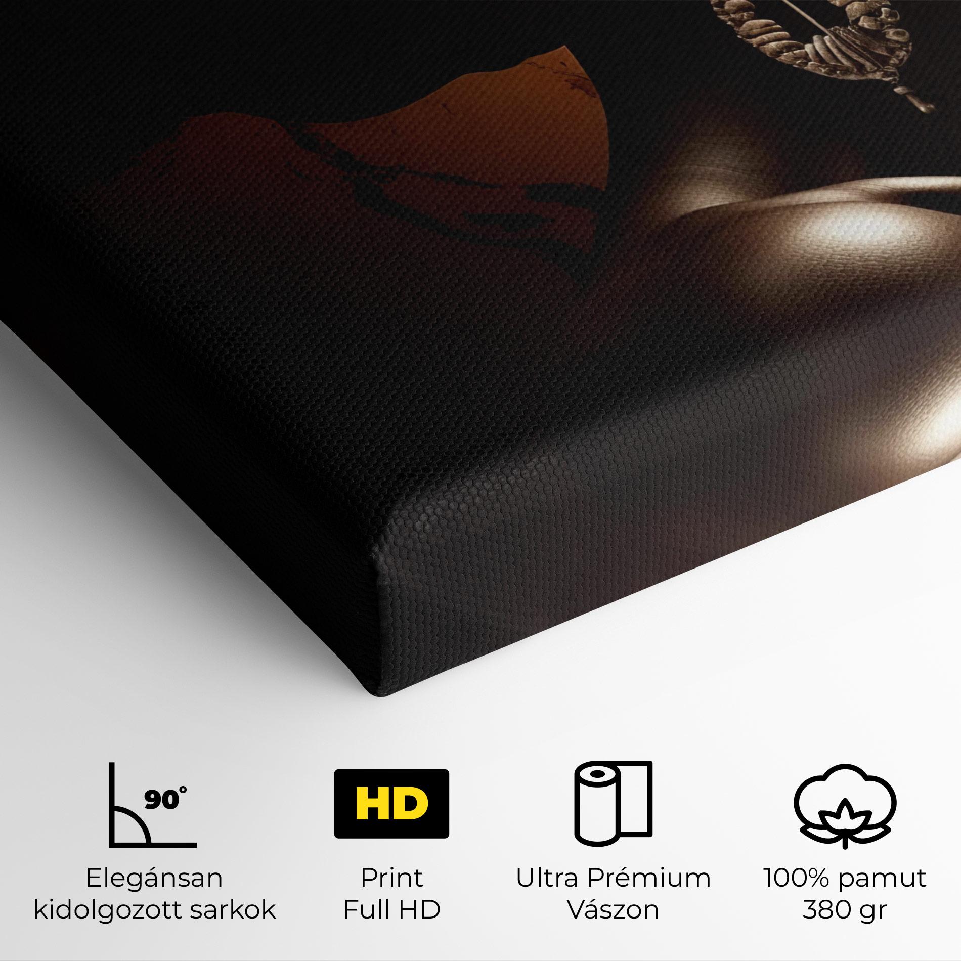 Vászonkép Interesting African Earrings mockup 4