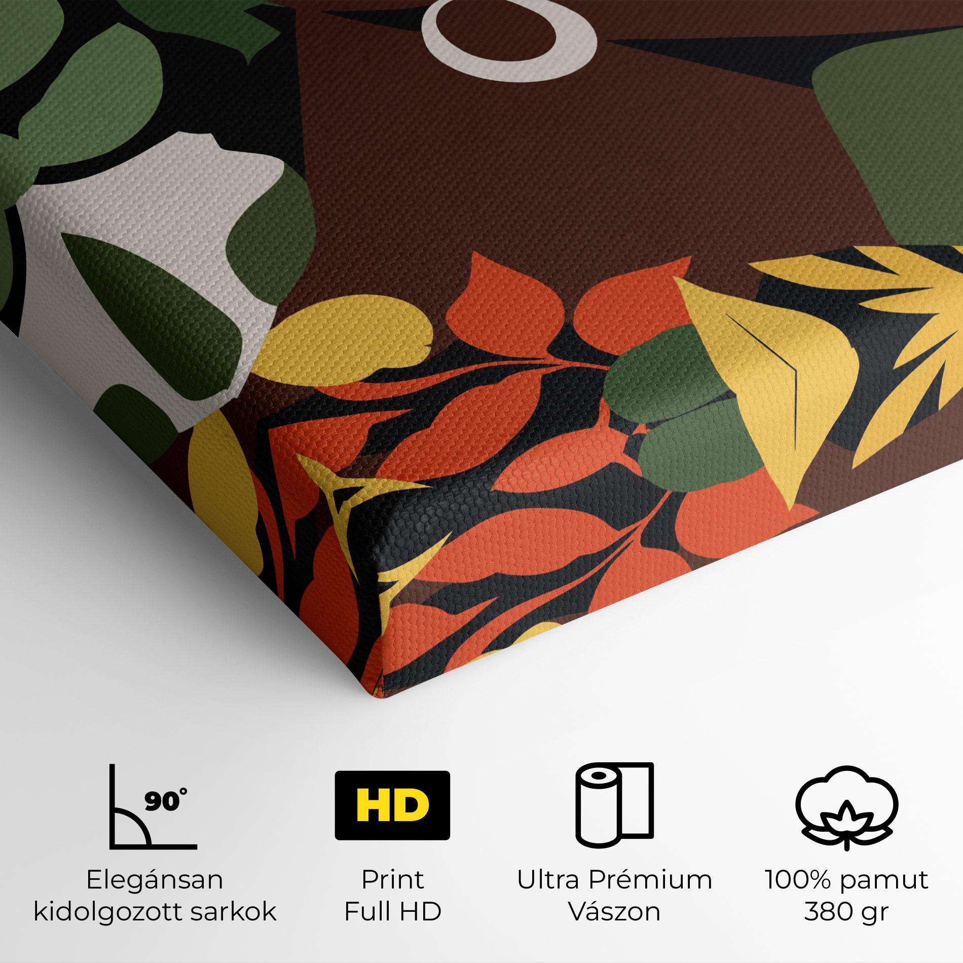 Vászonkép Yellow Leaf Africa mockup 4
