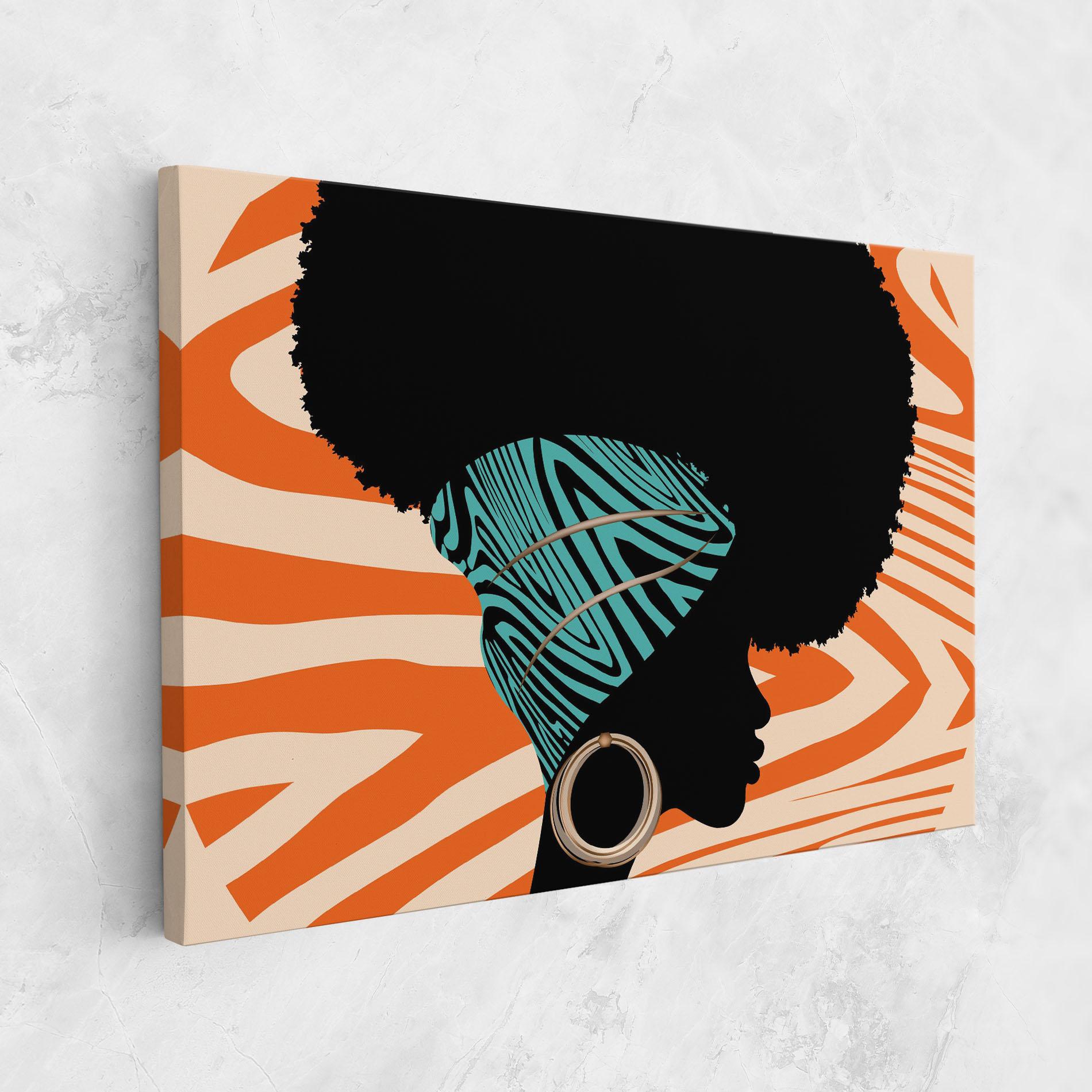 Vászonkép African Bandana mockup 1