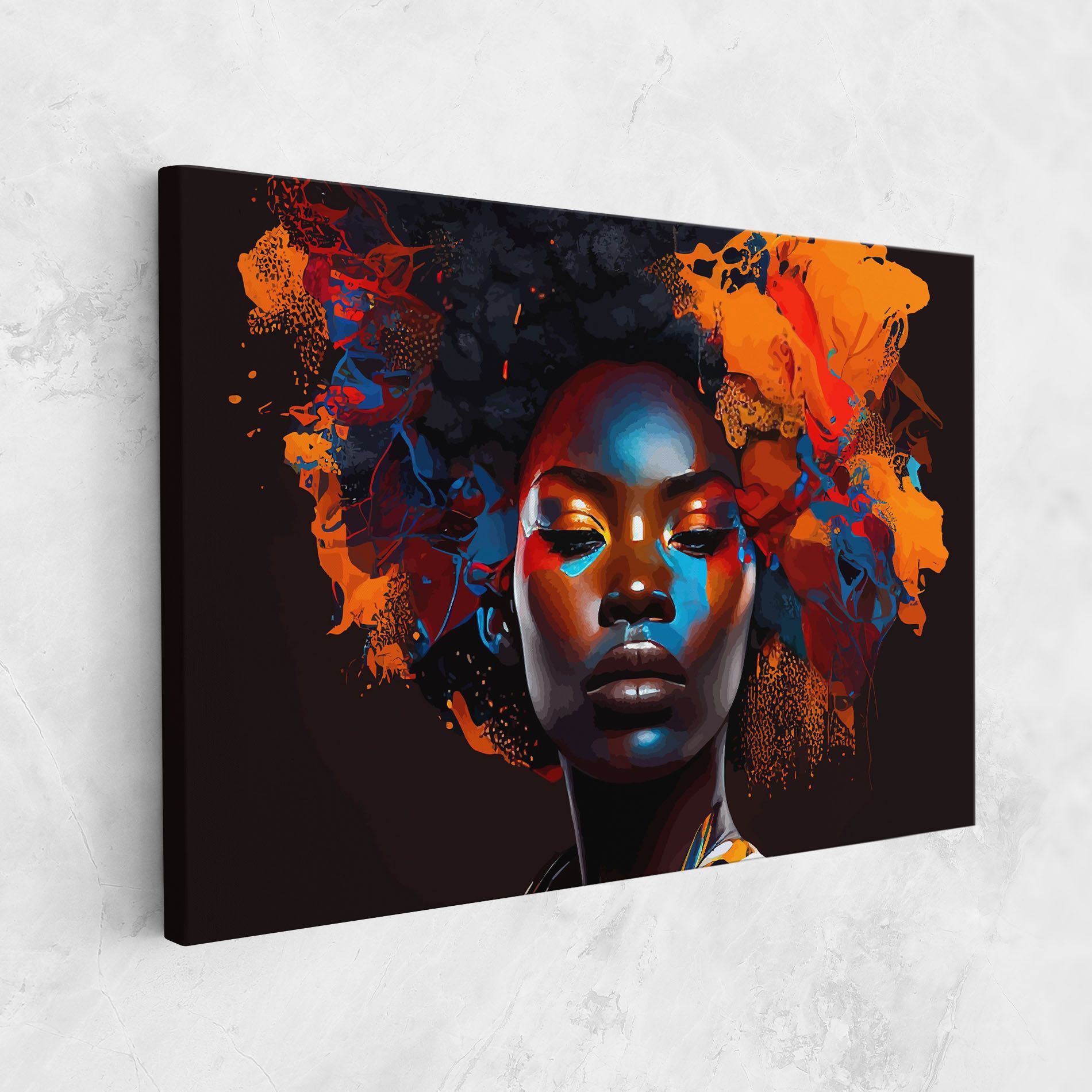 Africat Yellow Hair mockup 1