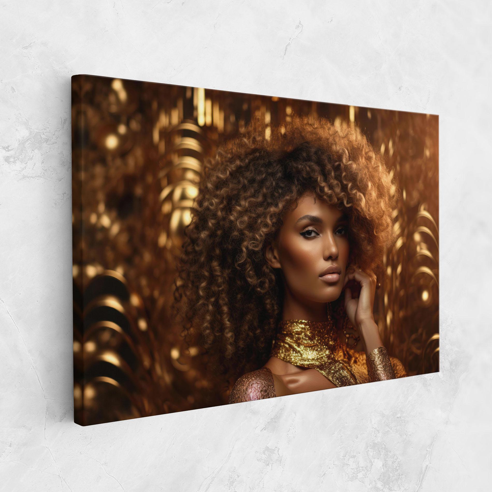 Vászonkép Radiant Bronze Goddess mockup 1