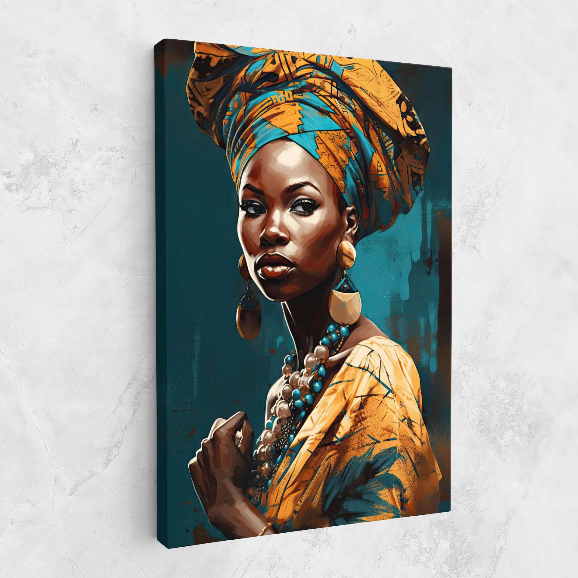 Vászonkép Azure Chic Woman mockup 1