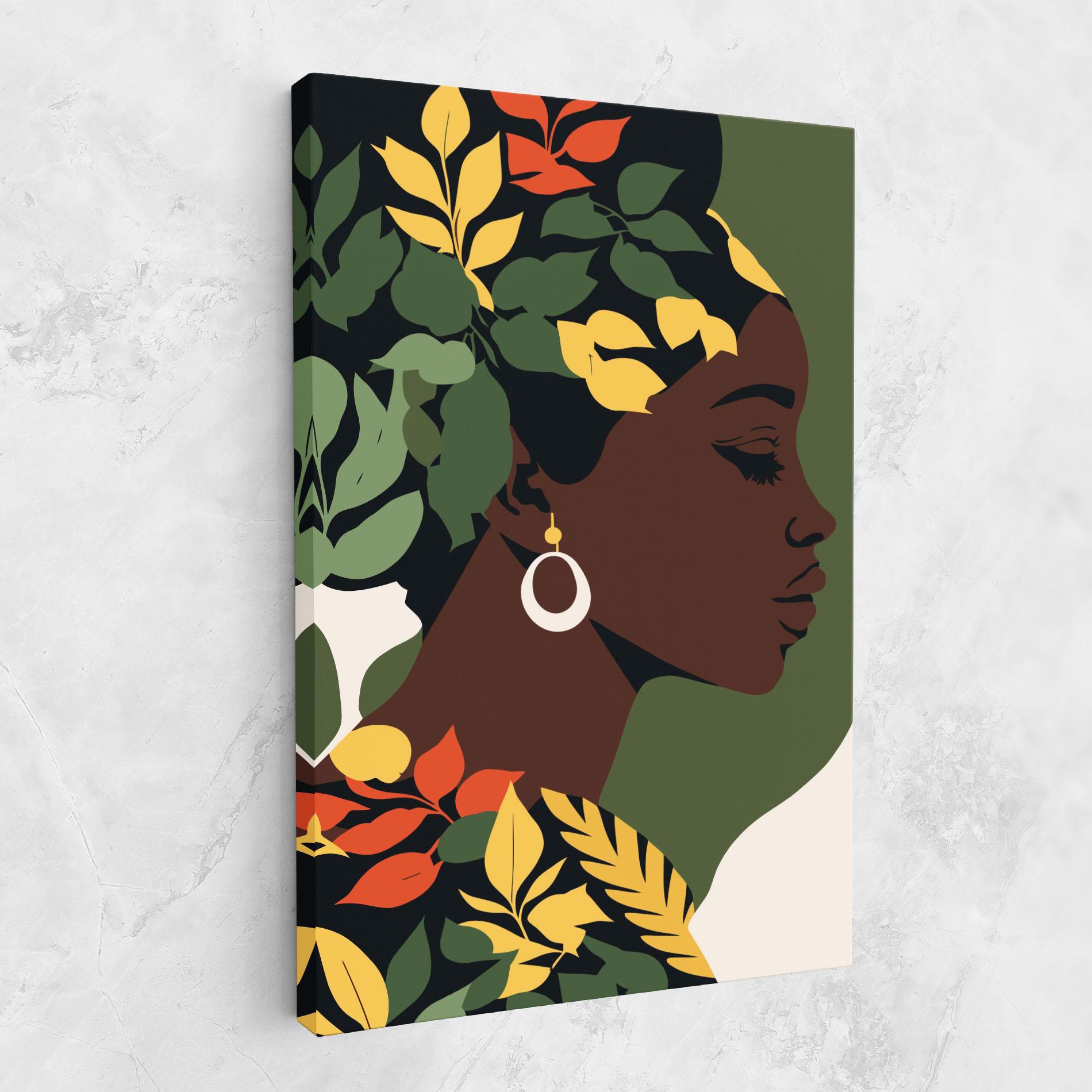 Vászonkép Yellow Leaf Africa mockup 1