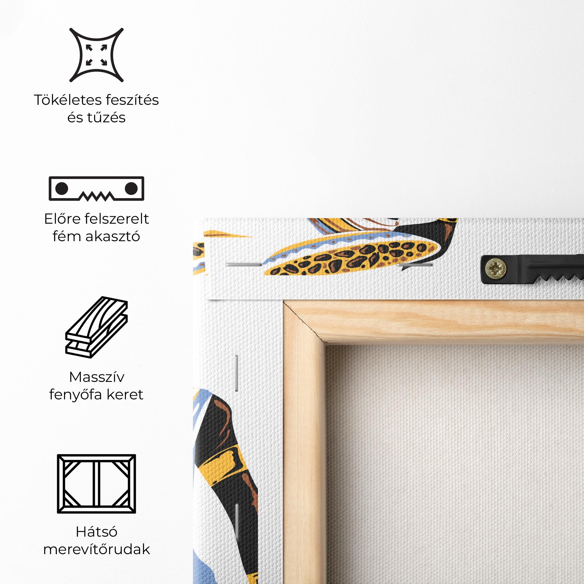 Vászonkép African Drawing mockup 5