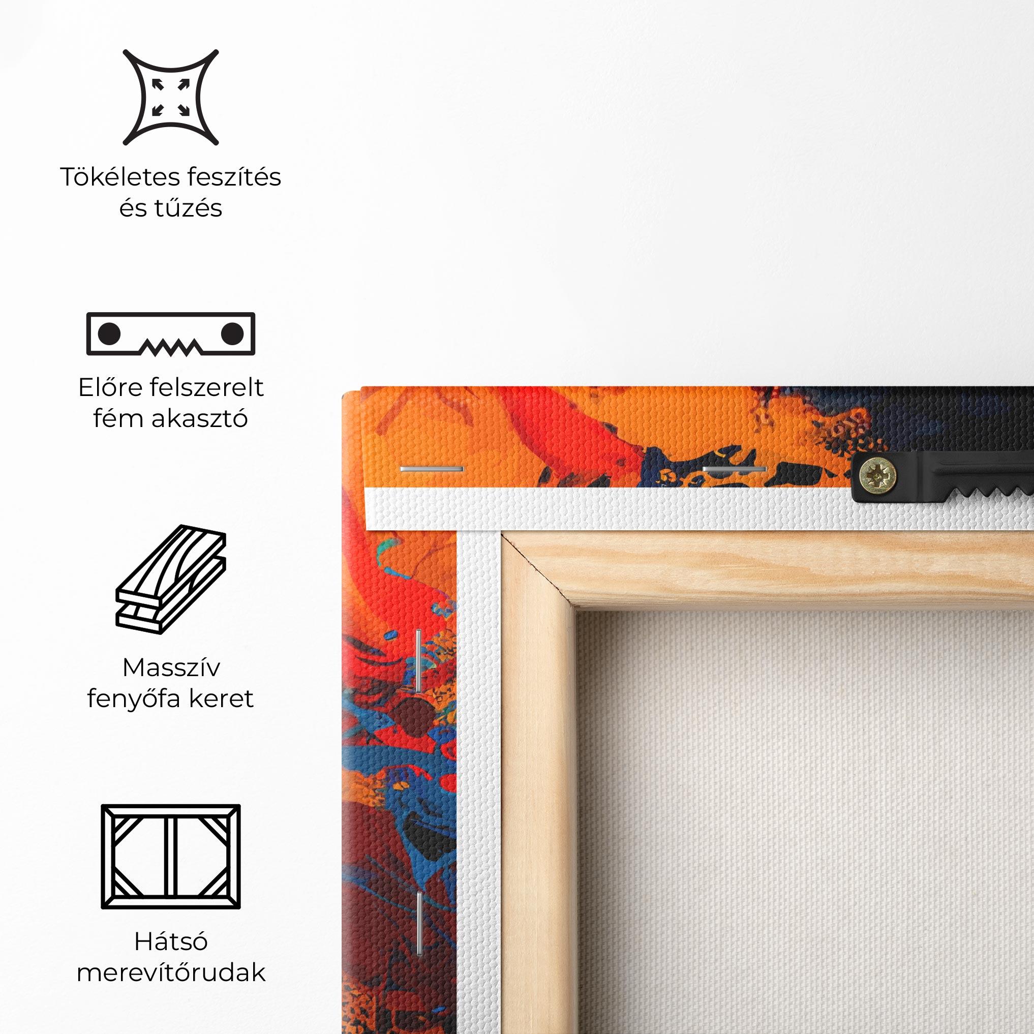 Vászonkép Africat Yellow Hair mockup 5