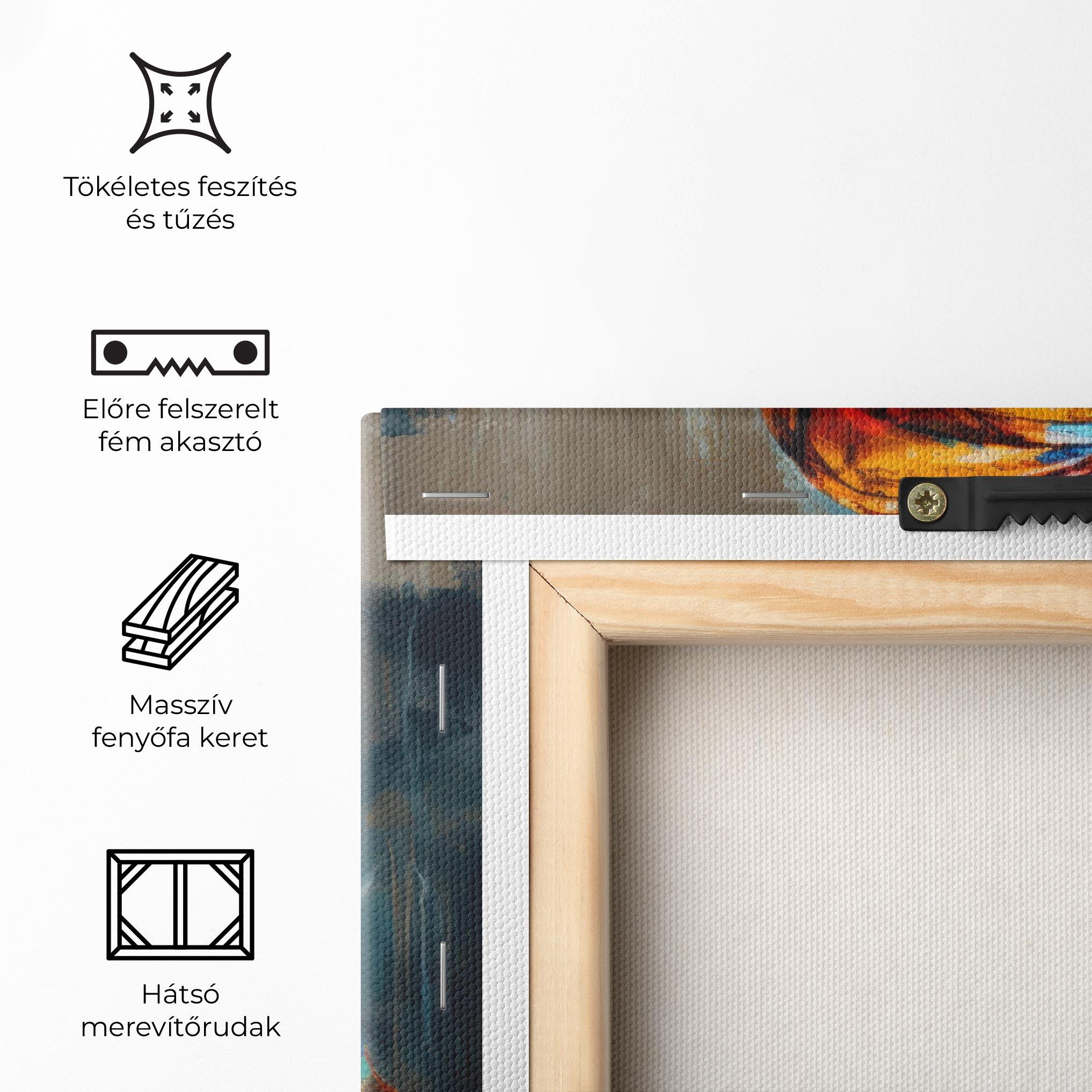 Vászonkép Colorful Turban Woman mockup 5